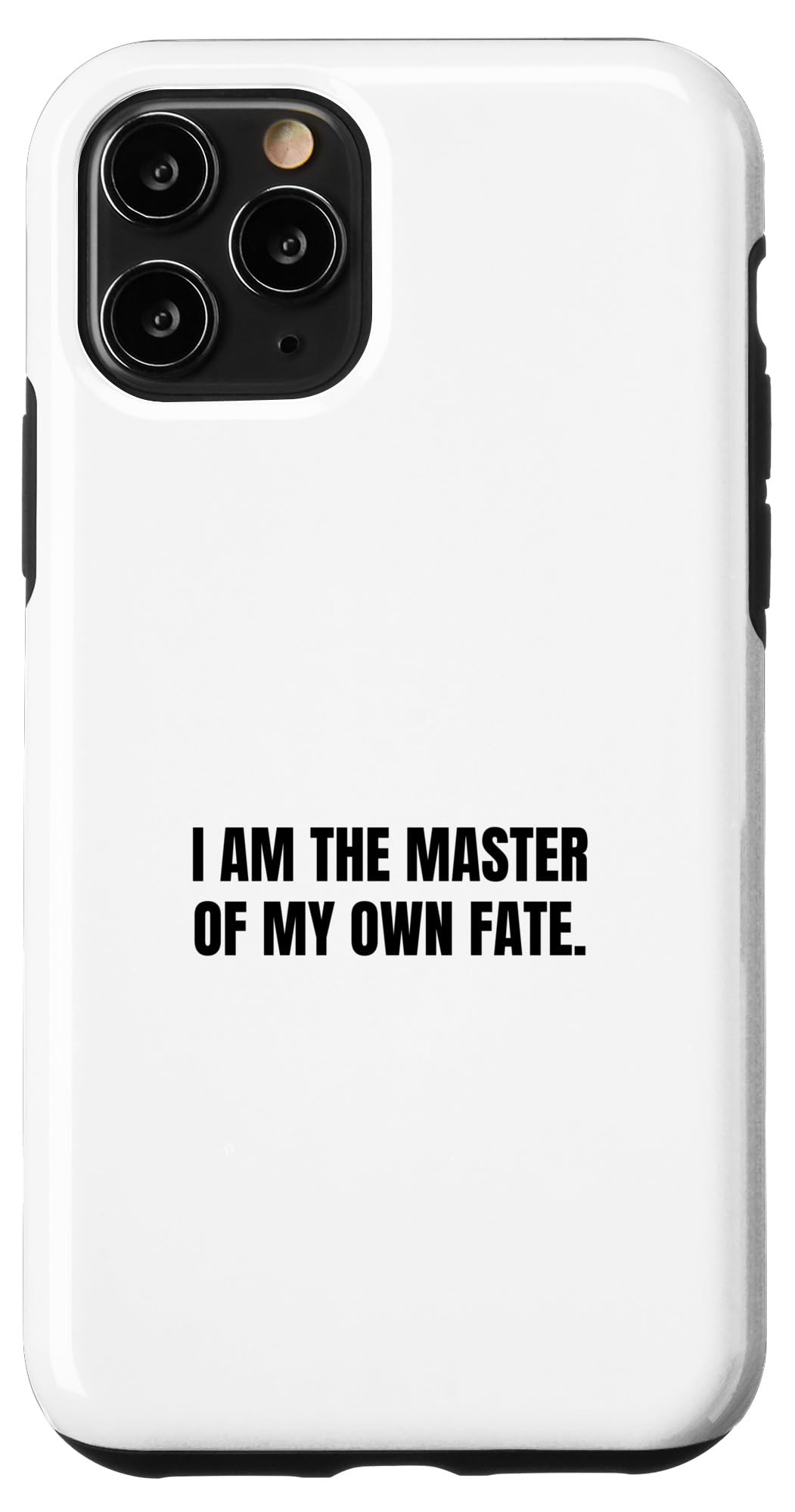 iPhone 11 Pro I am the master of my own fate スマホケース