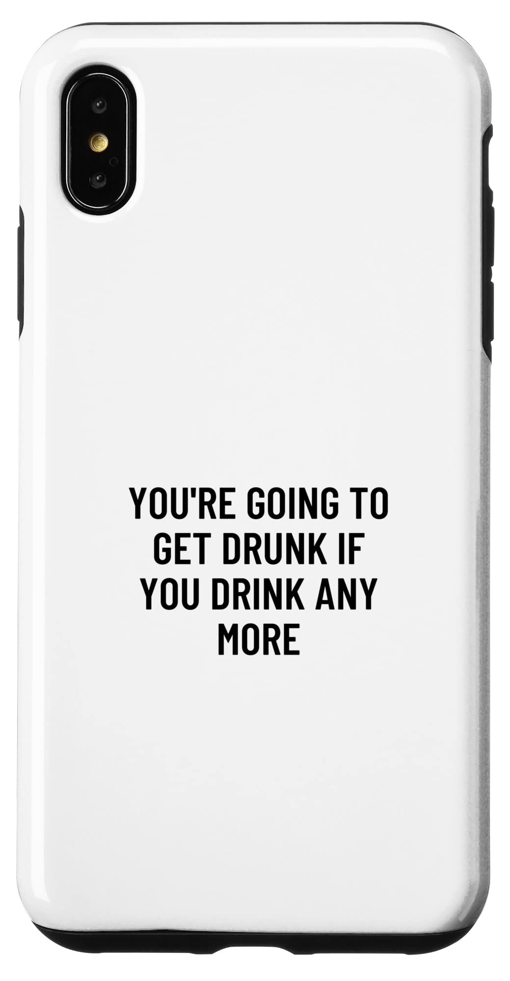 iPhone XS Max もう飲むと酔っ払うでしょう スマホケース