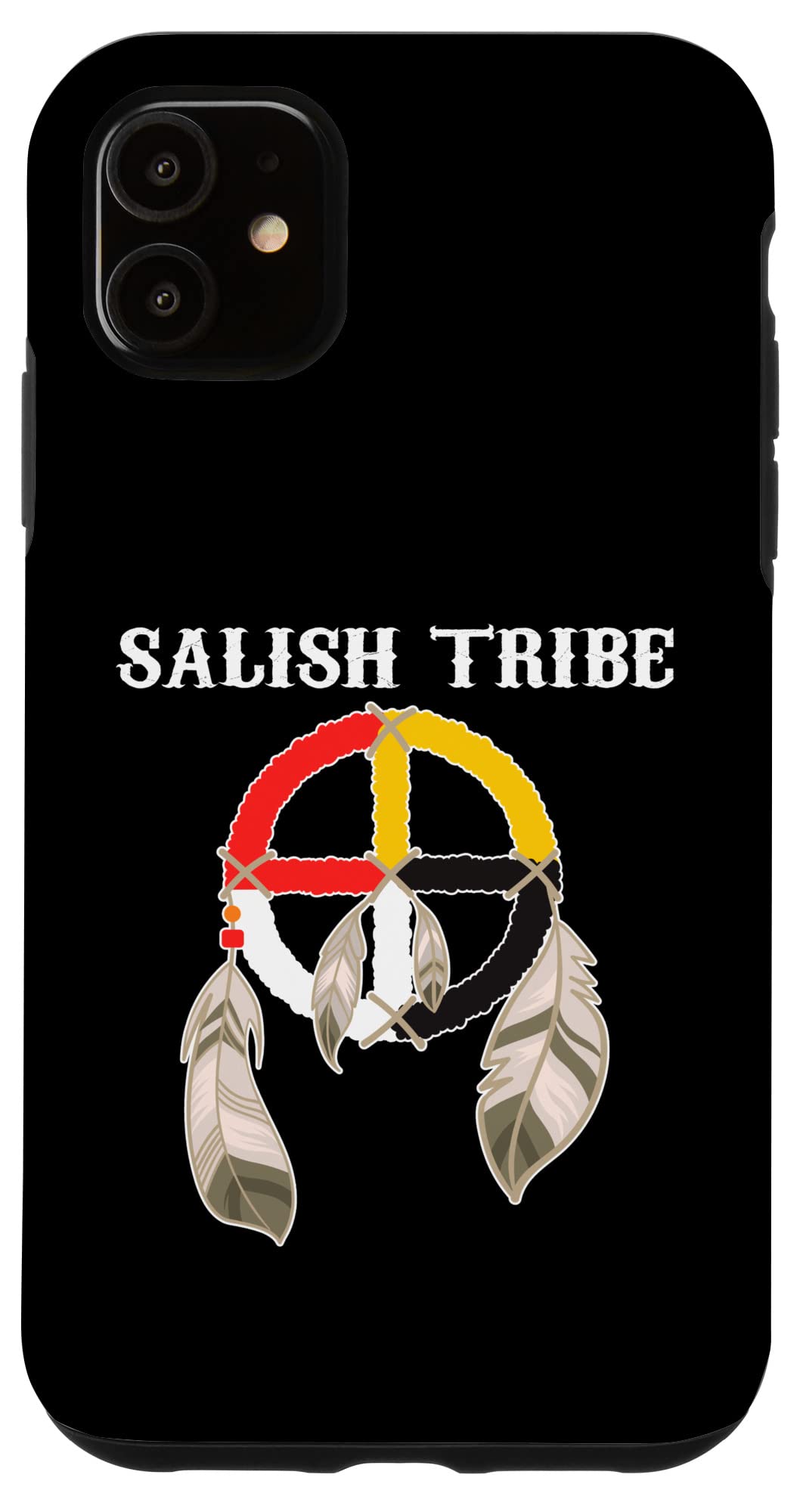 iPhone 11 Salish Nation マイナス部族 ネイティブアメリカン メディシンホイール スマホケース