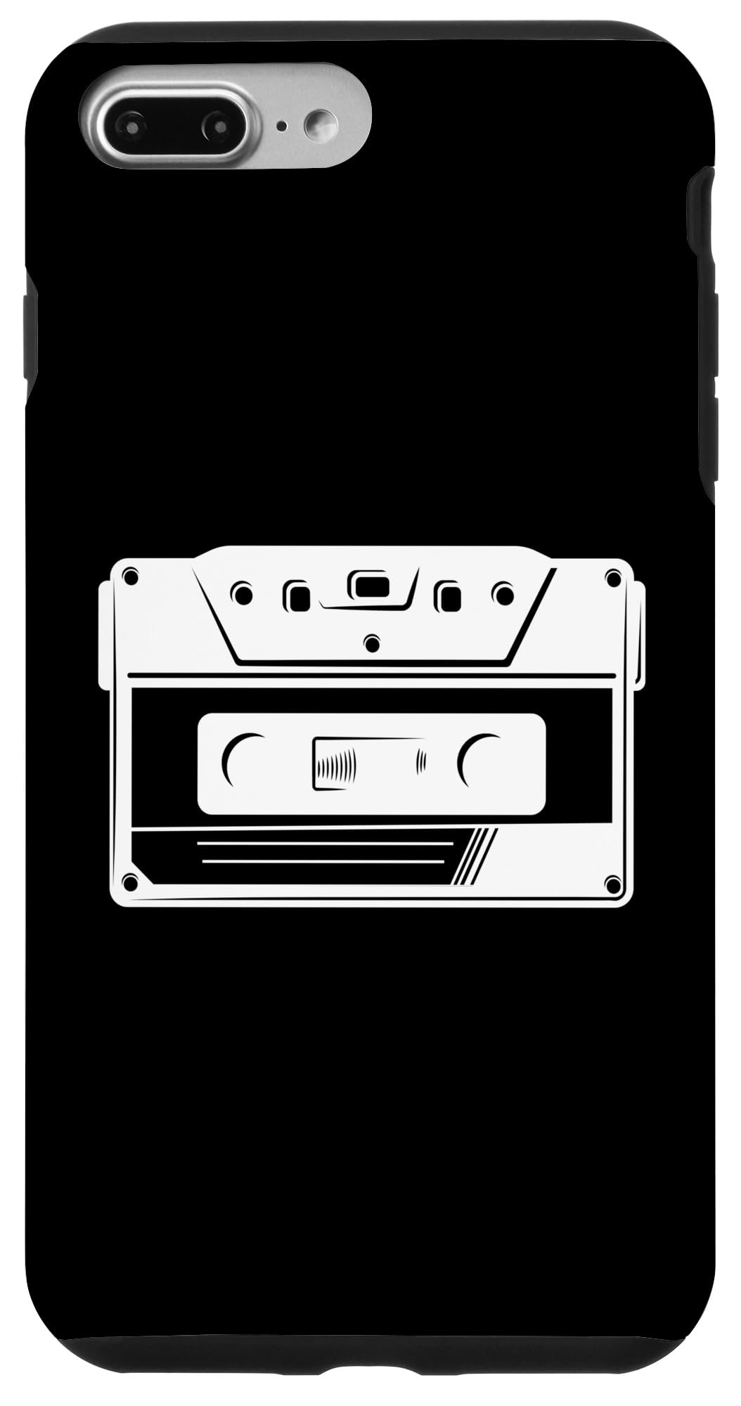 iPhone 7 Plus/8 Plus ヴィンテージ カセットテープ レトロ ミックステープ 70年代 80年代 90年代 ノスタルジア スマホケース