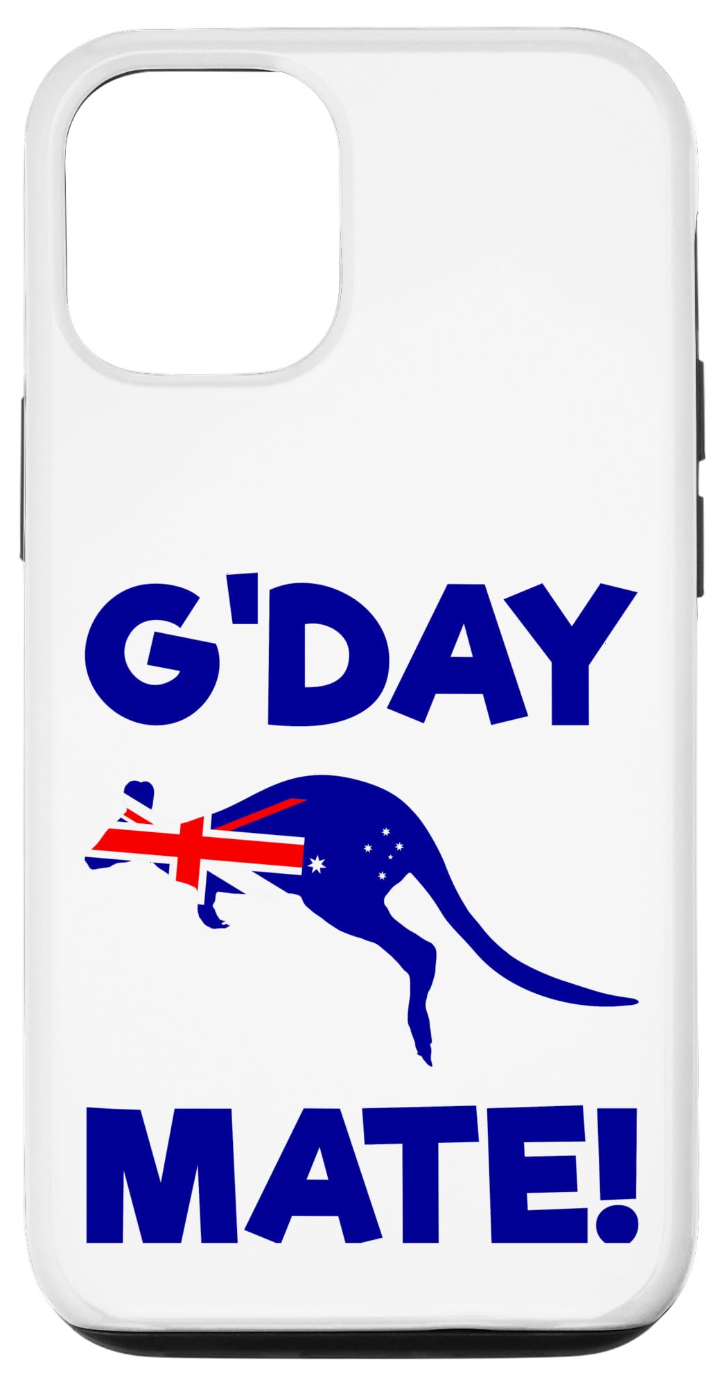 iPhone 13 Pro GDay Mate ファニーカンガルーオーストラリア オーストラリアのスローガンの楽しみ スマホケース