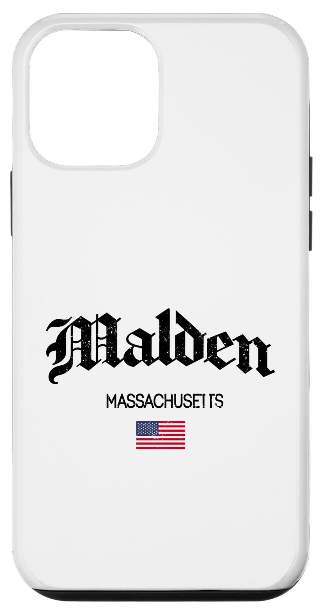 iPhone 12 mini Malden Massachusetts Gothic Design スマホケース