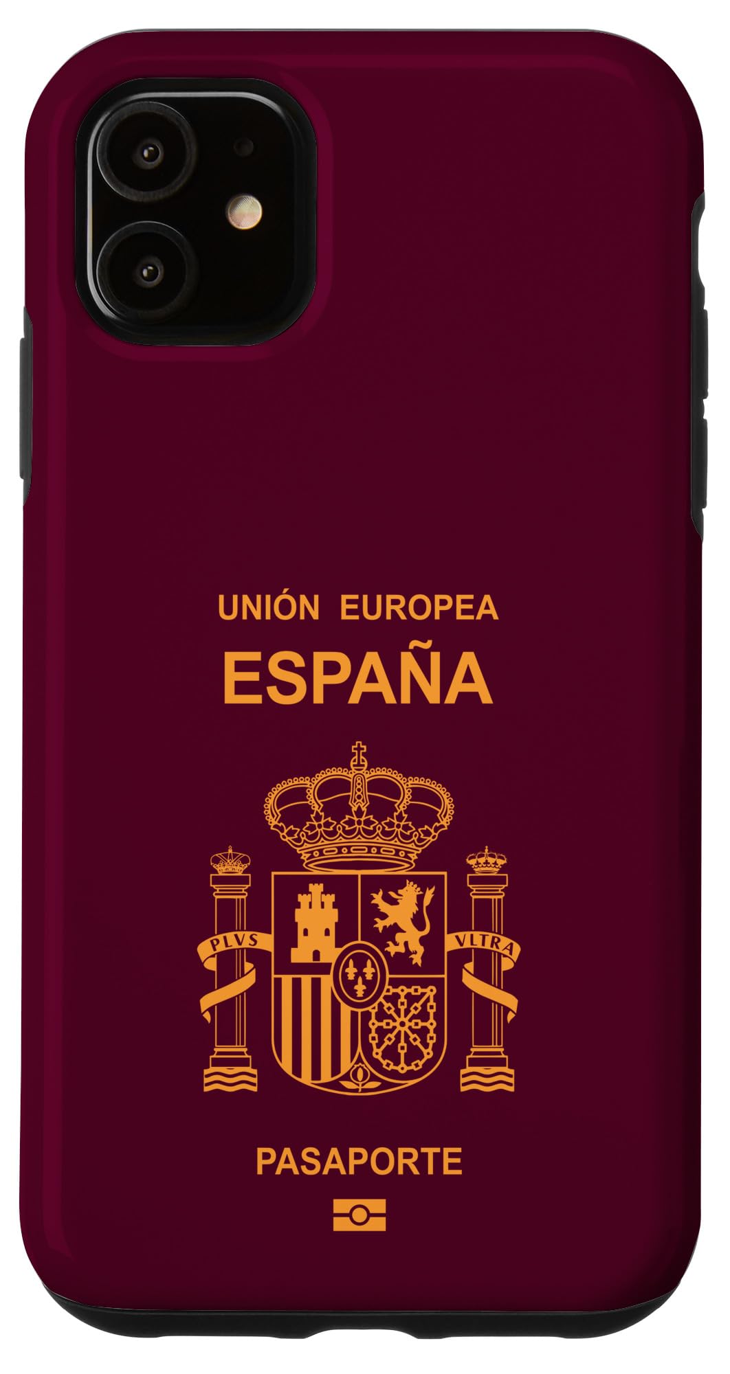 iPhone 11 スペイン、スペイン、スペインのパスポート、スペインの旗。 スマホケース