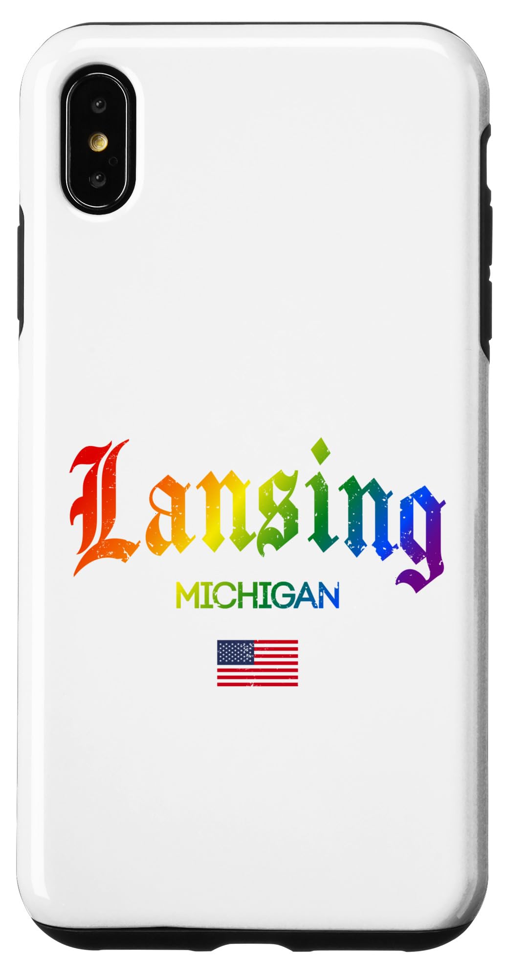 iPhone XS Max Lansing Michigan Vintage LGBTQAI+ Gothic スマホケース