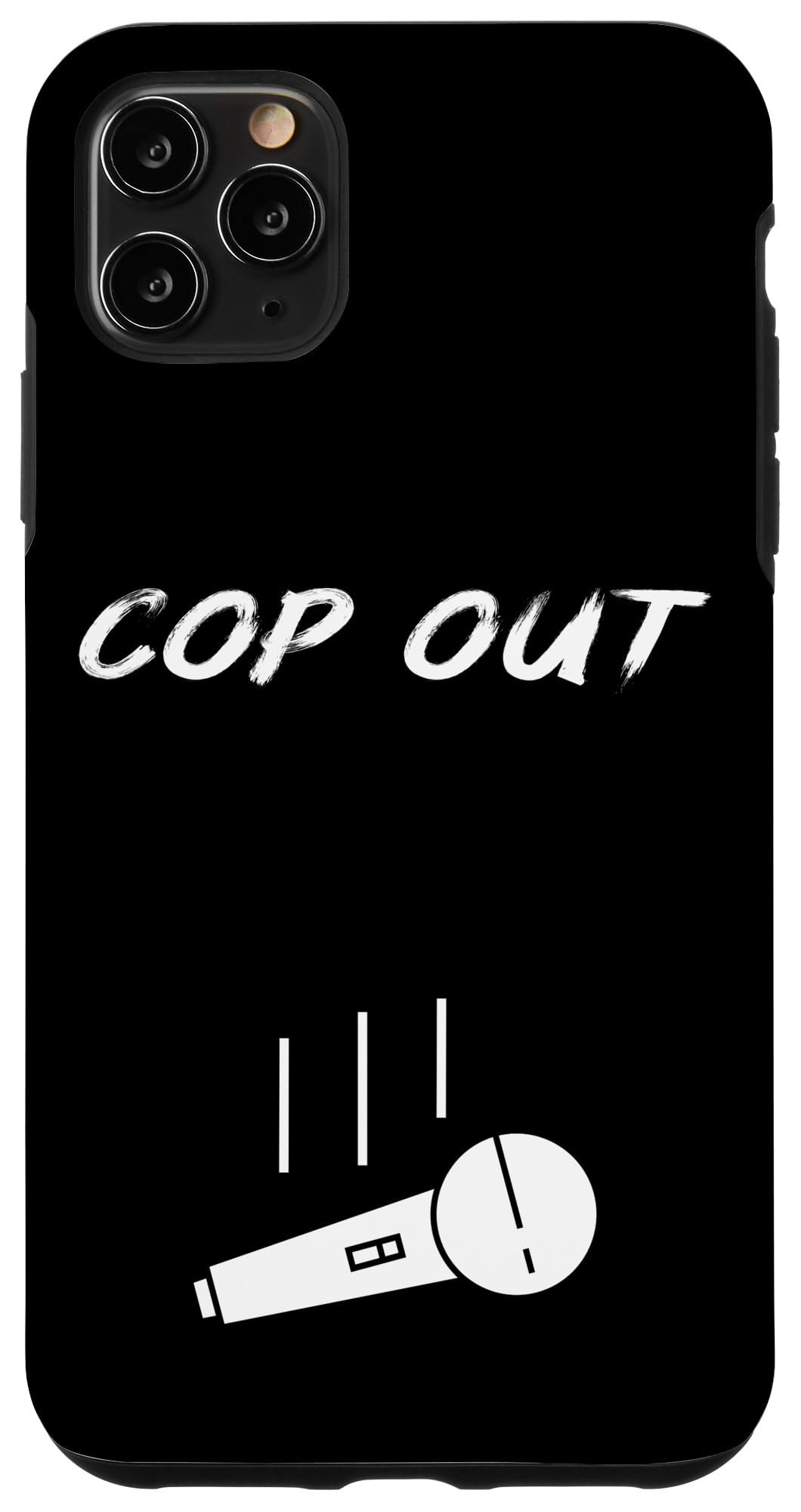 iPhone 11 Pro Max 退職警官 警官 退職 マイクドロップ スマホケース