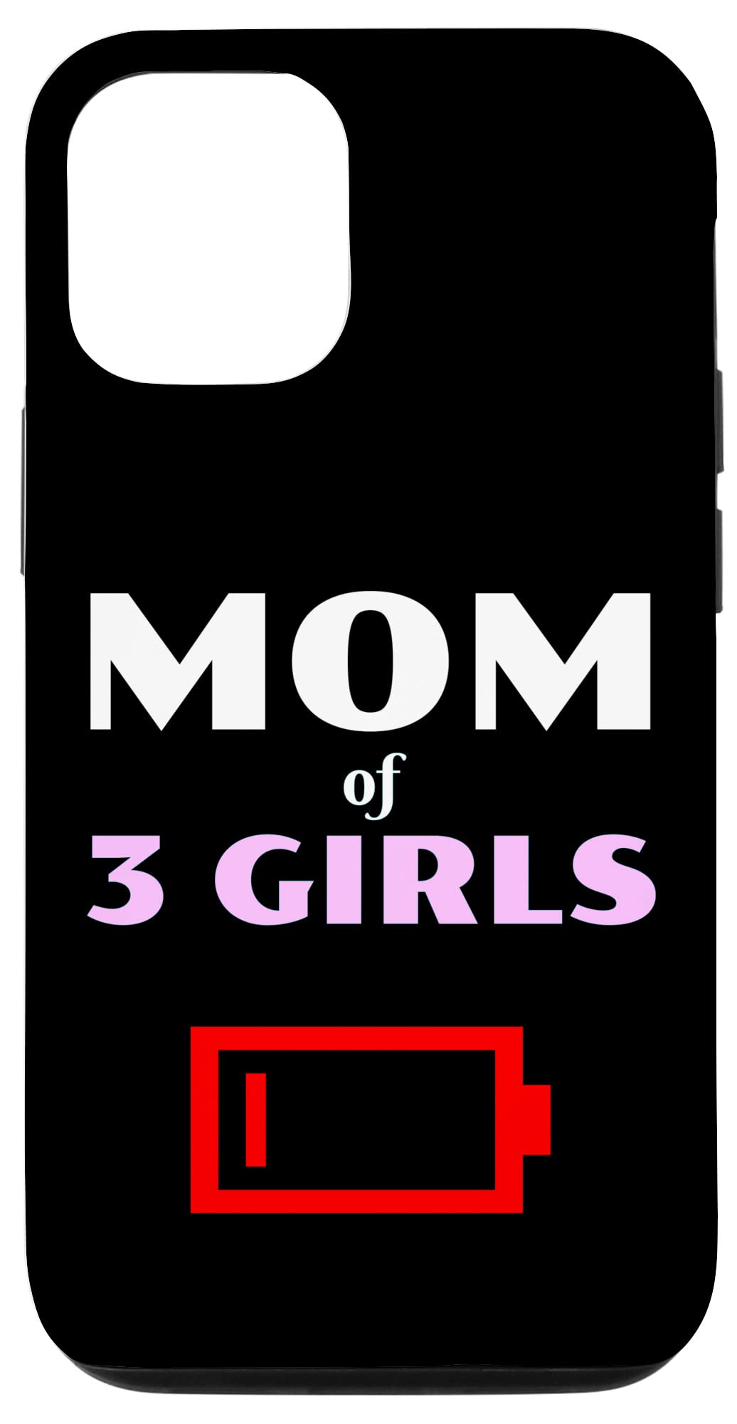 iPhone 13 疲れた母 3人の女の子 三人の娘の母 電池残量が少ない スマホケース
