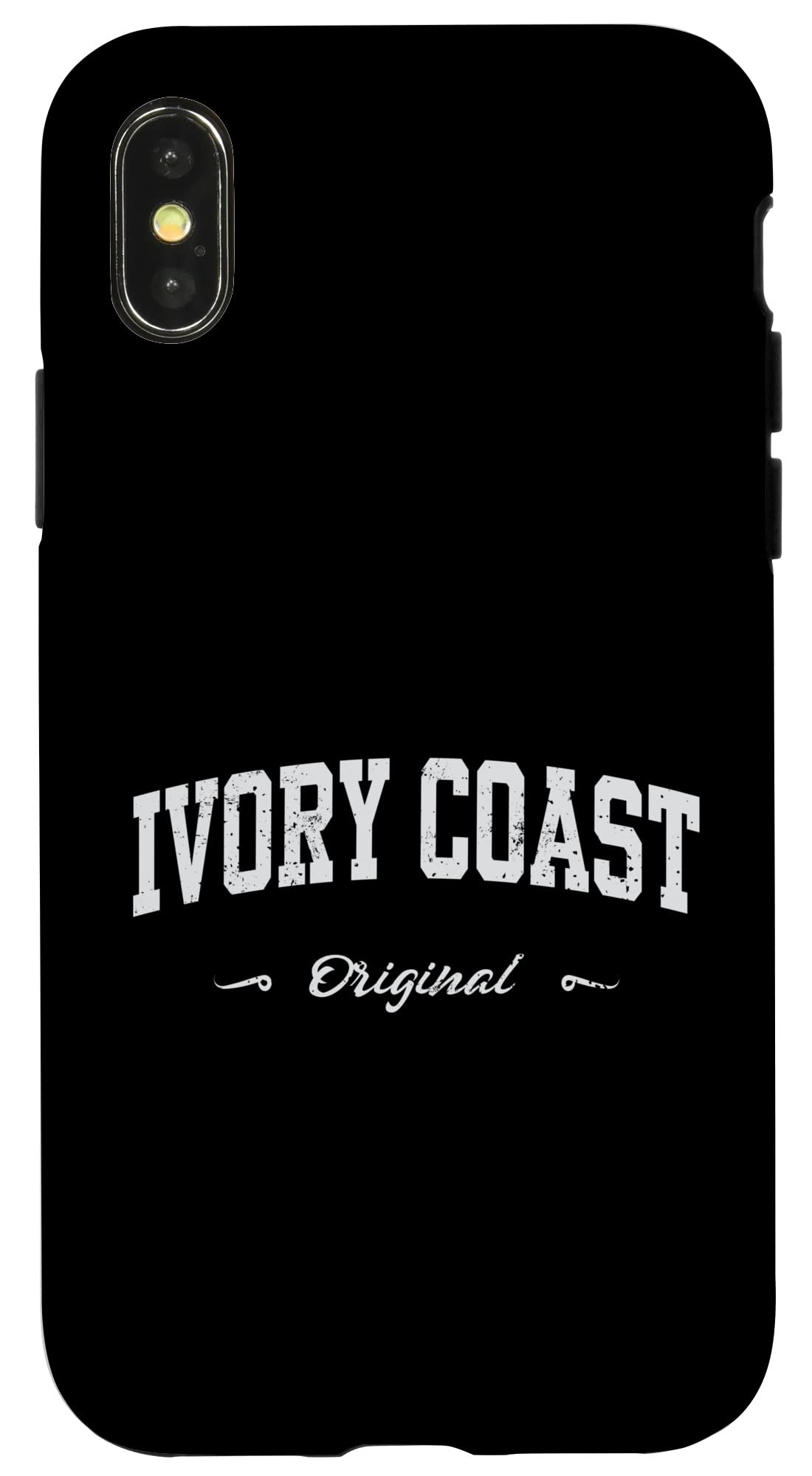 iPhone X/XS アイボリーコーストスポーツのお土産グッズ スマホケース