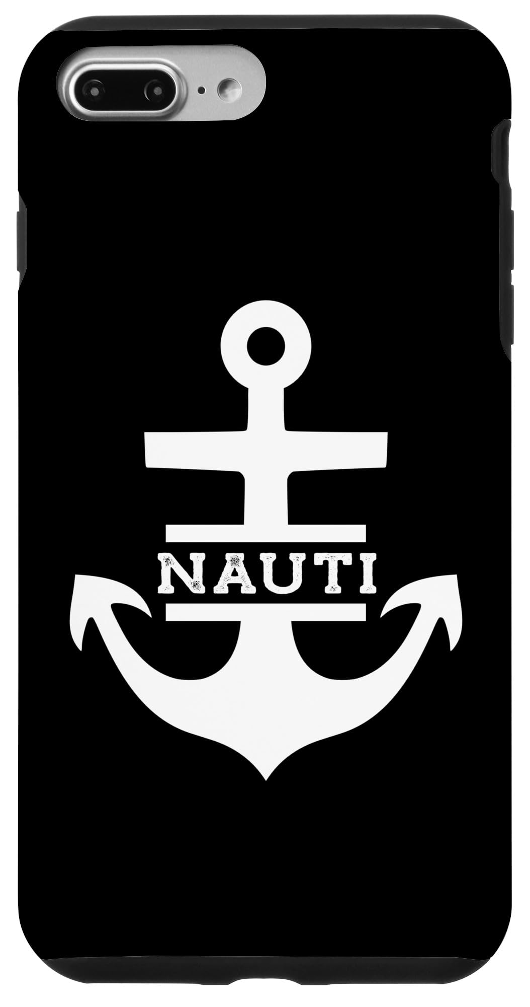 iPhone 7 Plus/8 Plus Nauti いたずらな錨 航海 帆船 ヨット しゃれ ジョーク スマホケース