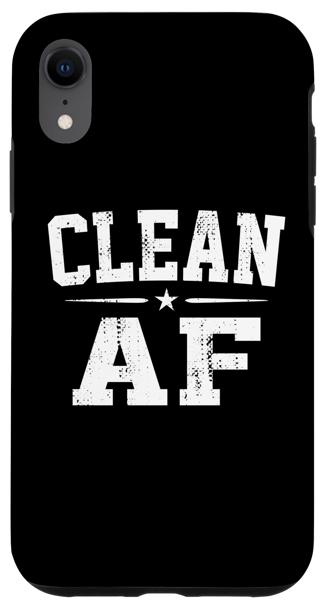 iPhone XR Clean AF Narcotics Anonymous Sobriety Recovery Matters Sober スマホケース
