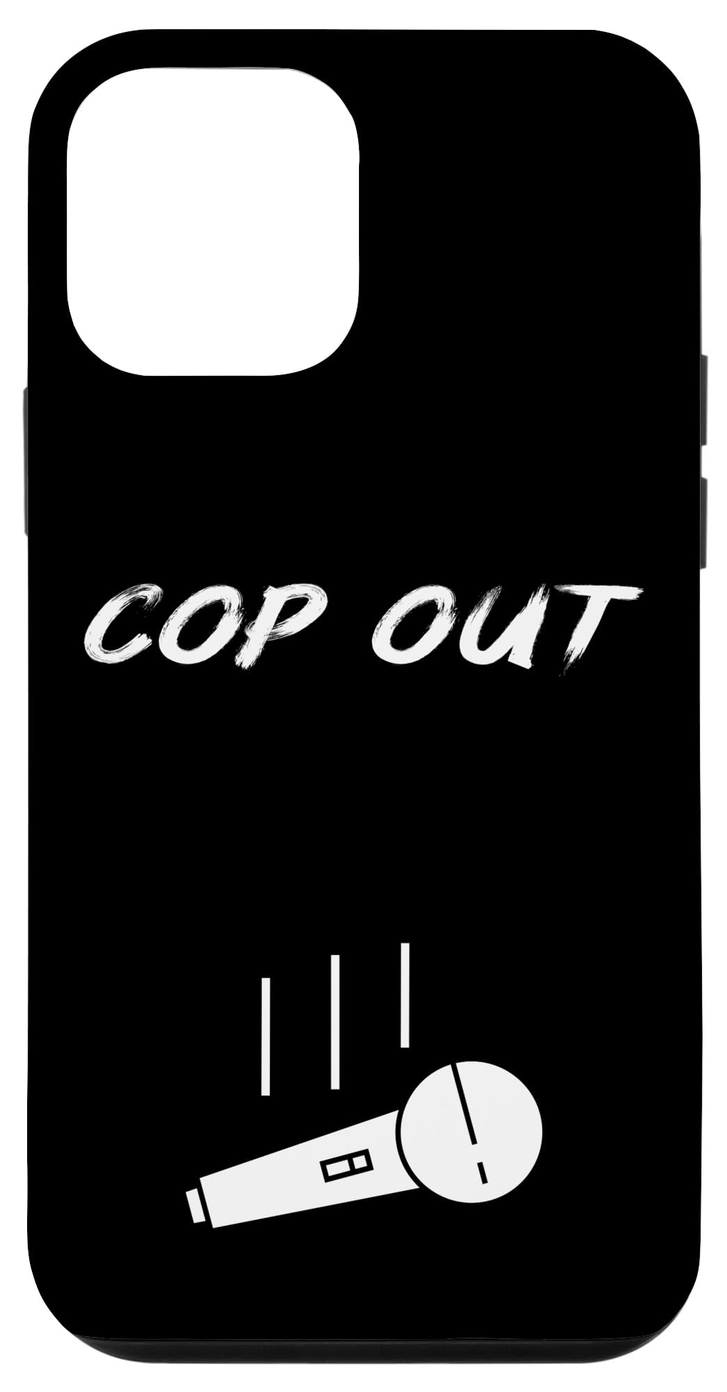 iPhone 12 mini 退職警官 警官 退職 マイクドロップ スマホケース