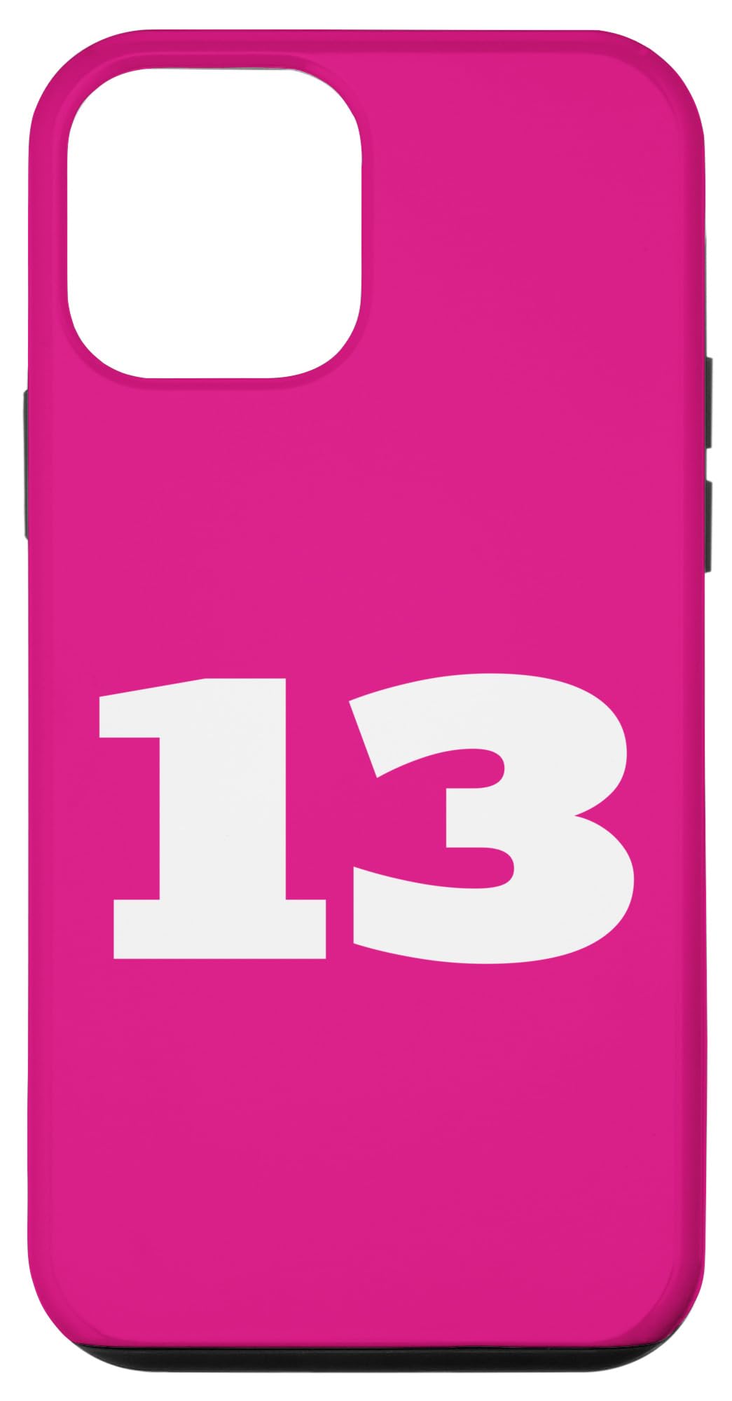 iPhone 12 mini ナンバー13 Thirteen Sports Team バックプリント お揃い 誕生日 スマホケース