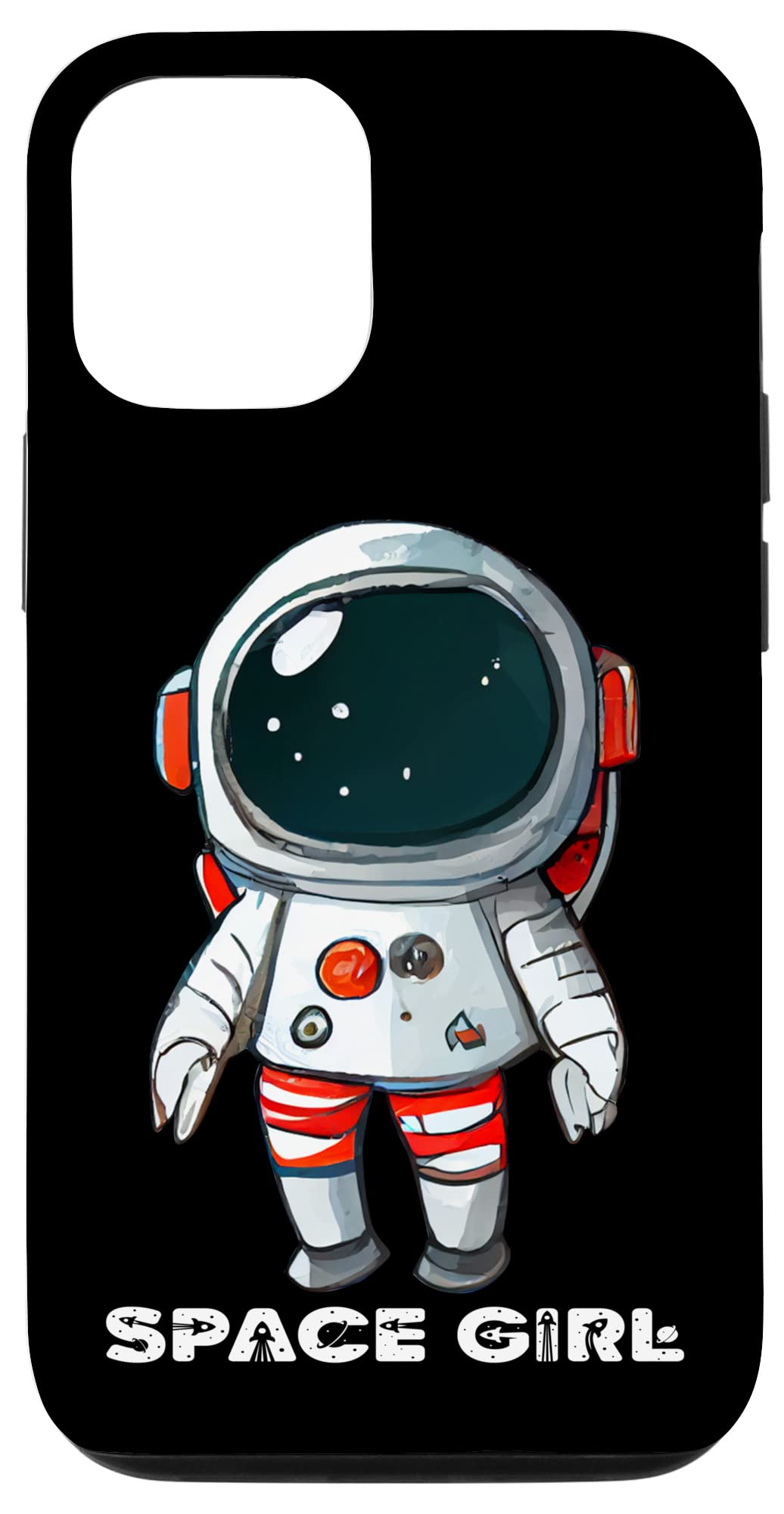 iPhone 14 Pro 宇宙少女 未来 宇宙飛行士 探検家 天文学 スマホケース