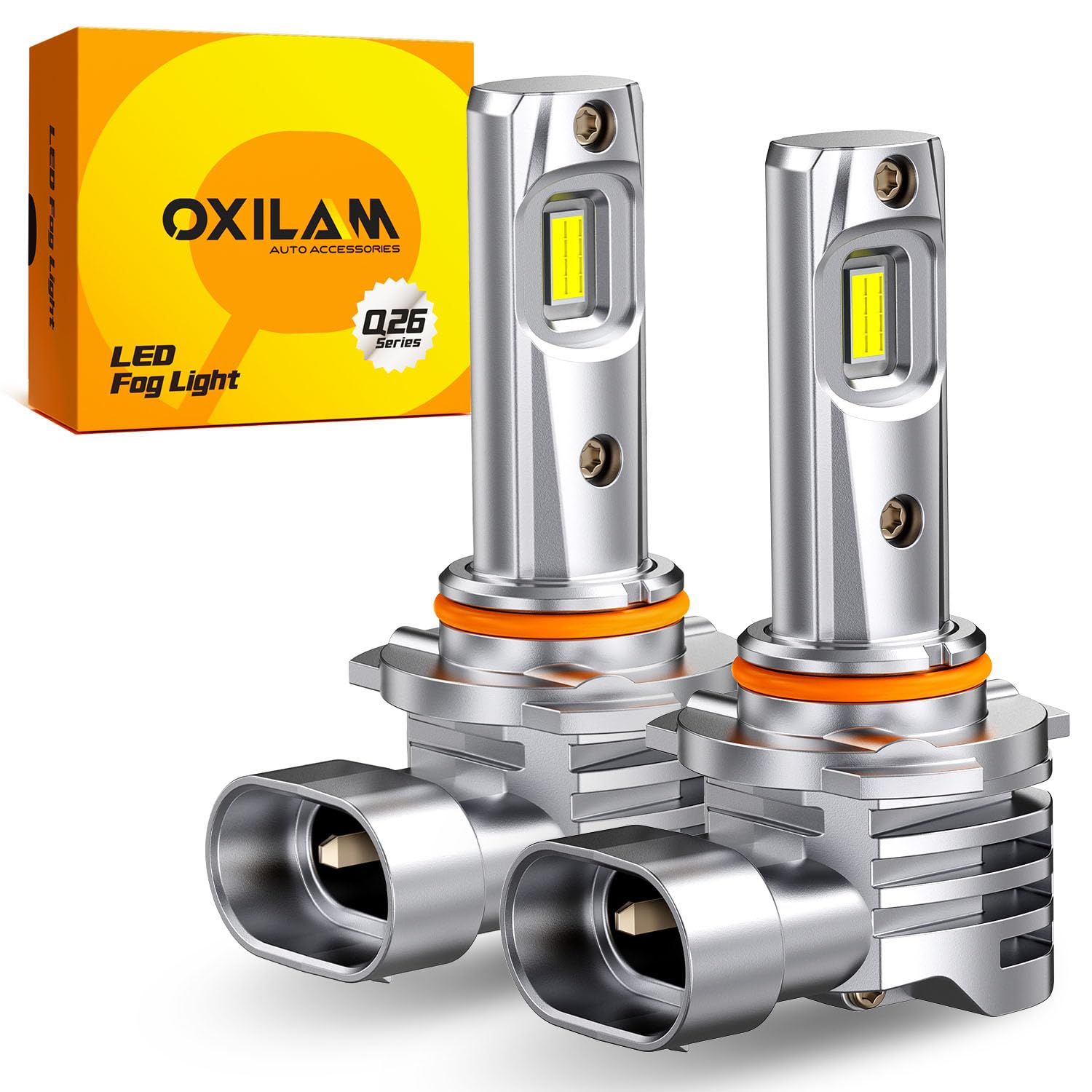 OXILAM 9006 HB4 LED ヘッドライト ホワイト hb4 led ハイビーム用 6500K 白光 7035CSPチップ搭載 4倍明るさアップ 爆光 HB4 LED フォグランプ 新基準車検対応 取り付け簡単 ファンレス 瞬間起動 DC12-18V車