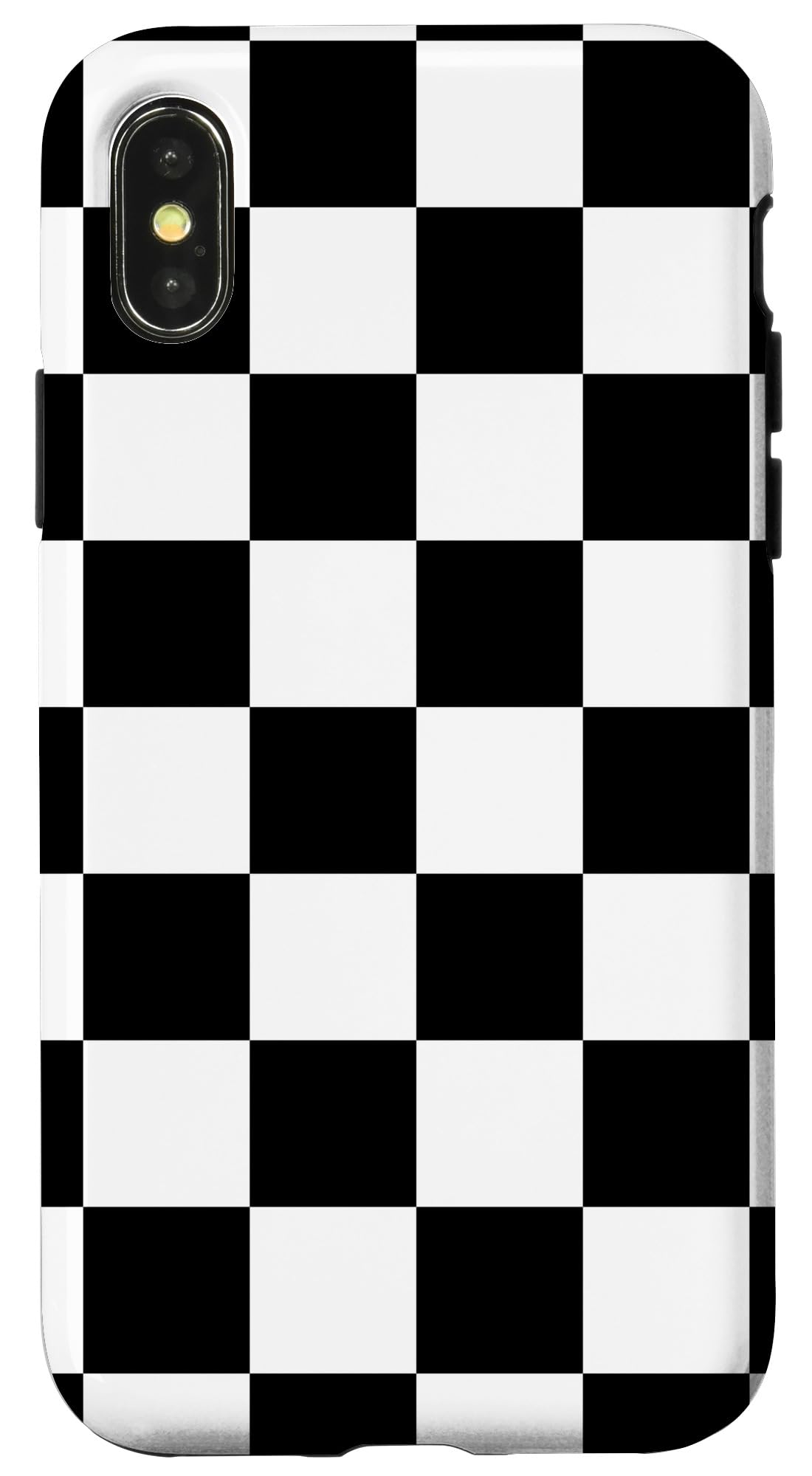 iPhone X/XS CHECKERED古典派音楽 チェッカー ビッグ チェッカーゲーム盤 ラグジュアリー ひな形 レディース メンズ スマホケース