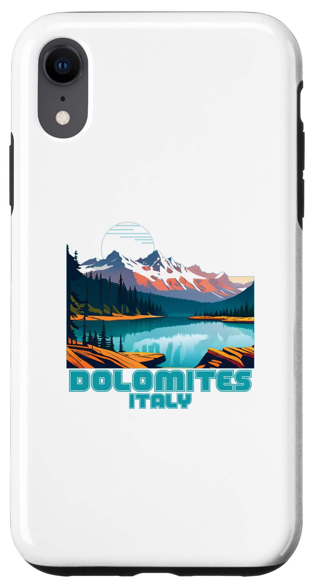 iPhone XR Dolomites お土産 アパレル レトロ ヴィンテージ ドロマイト スマホケース