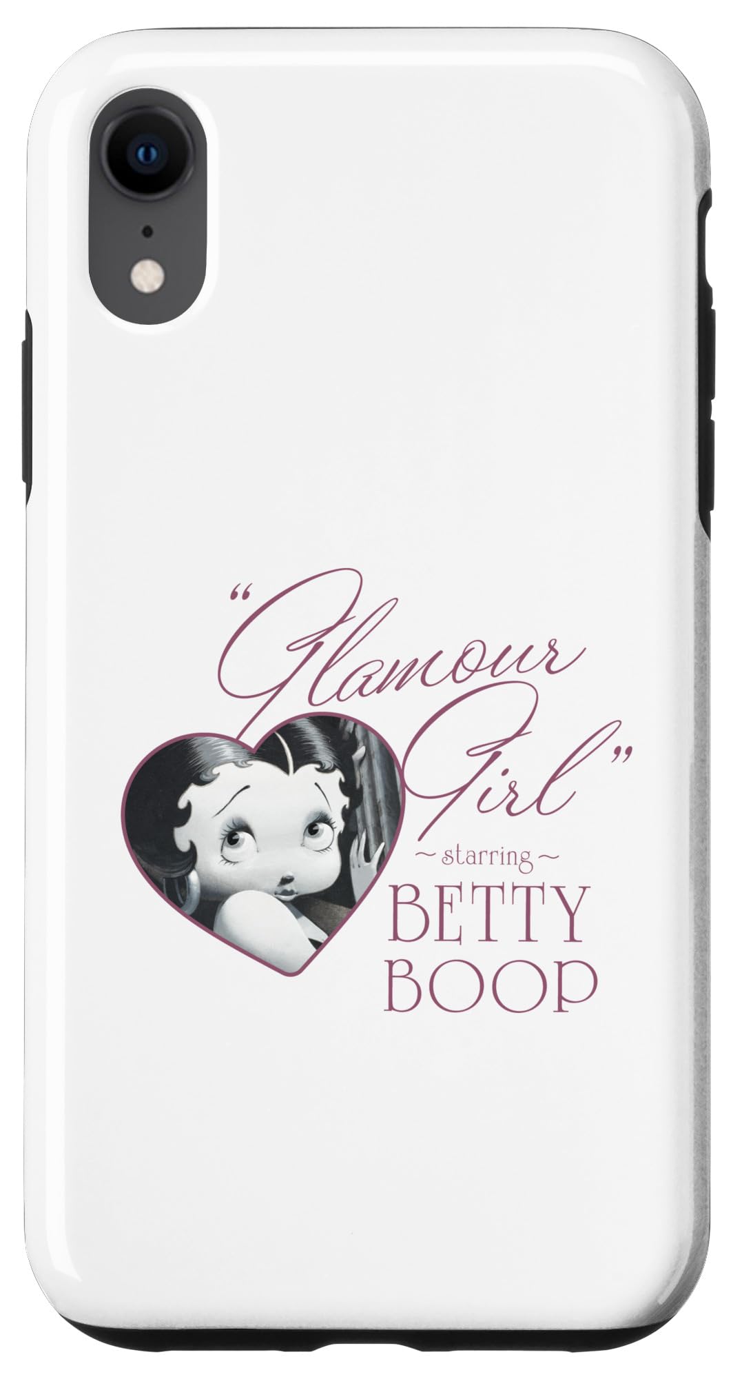 iPhone XR Betty Boop ハートフレーム グラマーガール スマホケース｜WES STORE
