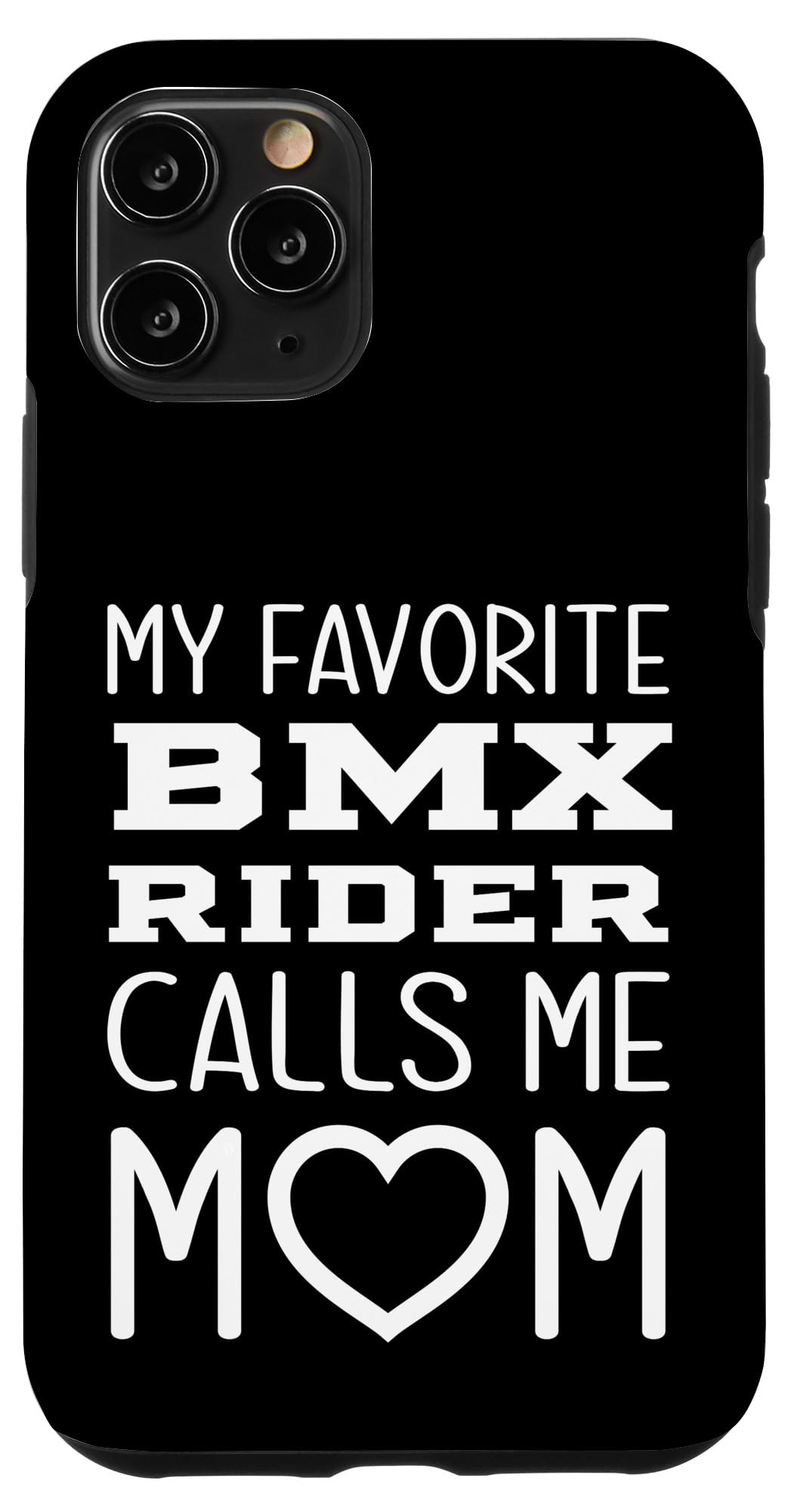 iPhone 11 Pro 私のお気に入りのBMXライダーは私をママと呼んでいます。プラウドマザーバイクママ スマホケース