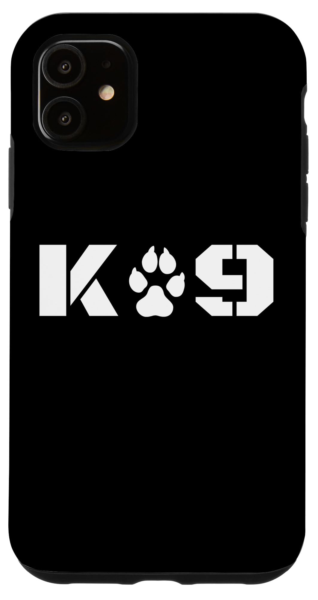 iPhone 11 K-9 オフィサー・イヌ K9ユニット 警察 犬 足跡 ハンドラー トレーナー スマホケース