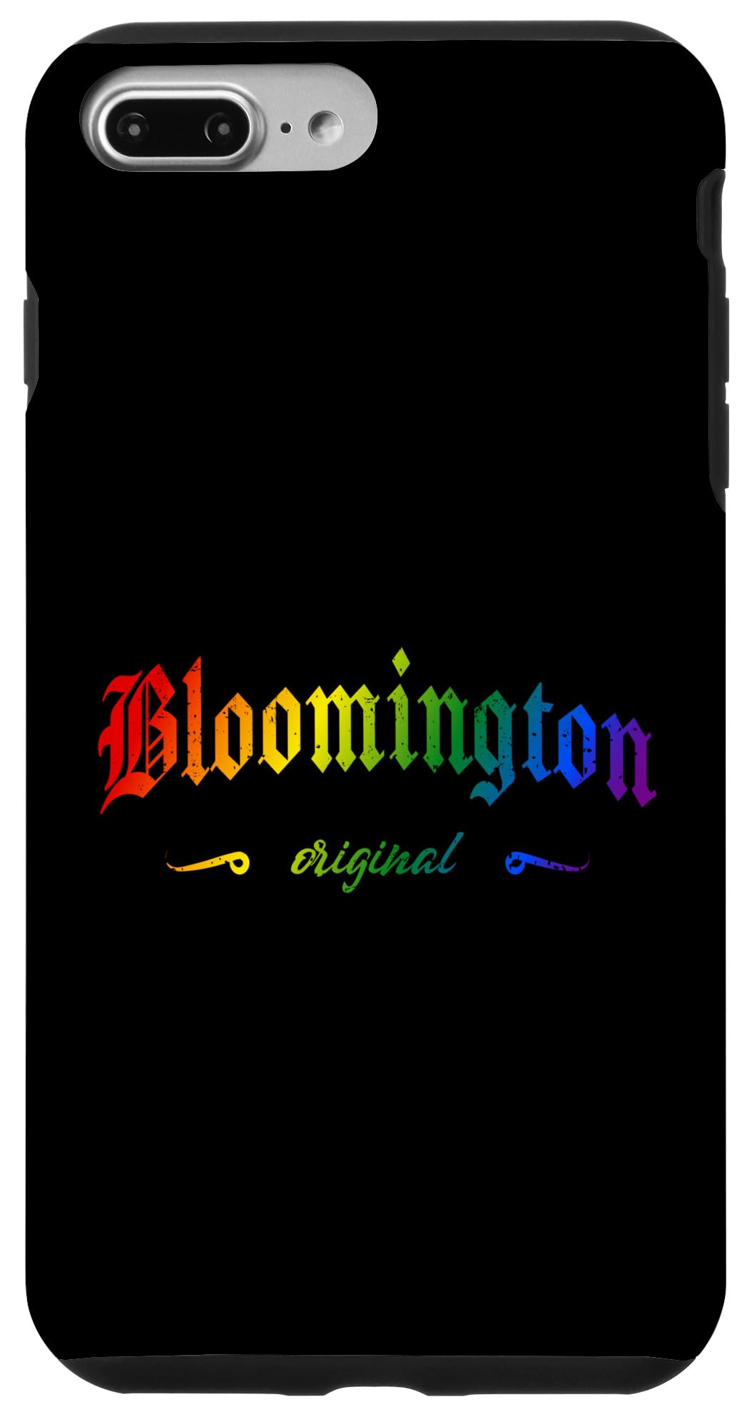 iPhone 7 Plus/8 Plus ブルーミントン ゴシック インディアナ LGBTQAI+ お土産 宇佐 スマホケース