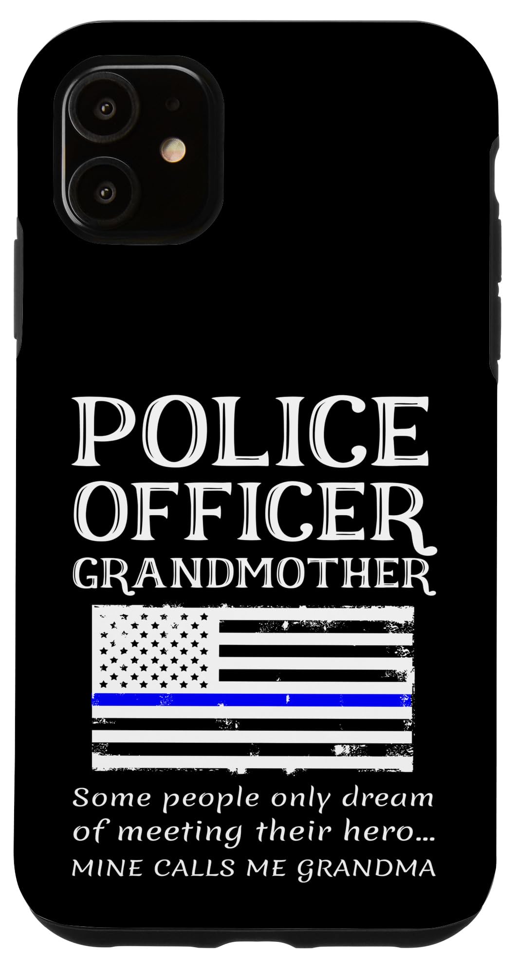 iPhone 11 誇り高き警察官 祖母 警官 スマホケース