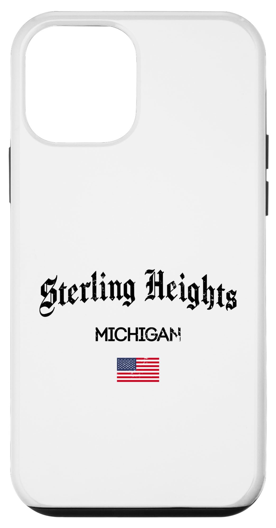 iPhone 12 mini Sterling Heights Michigan Gothic Design スマホケース