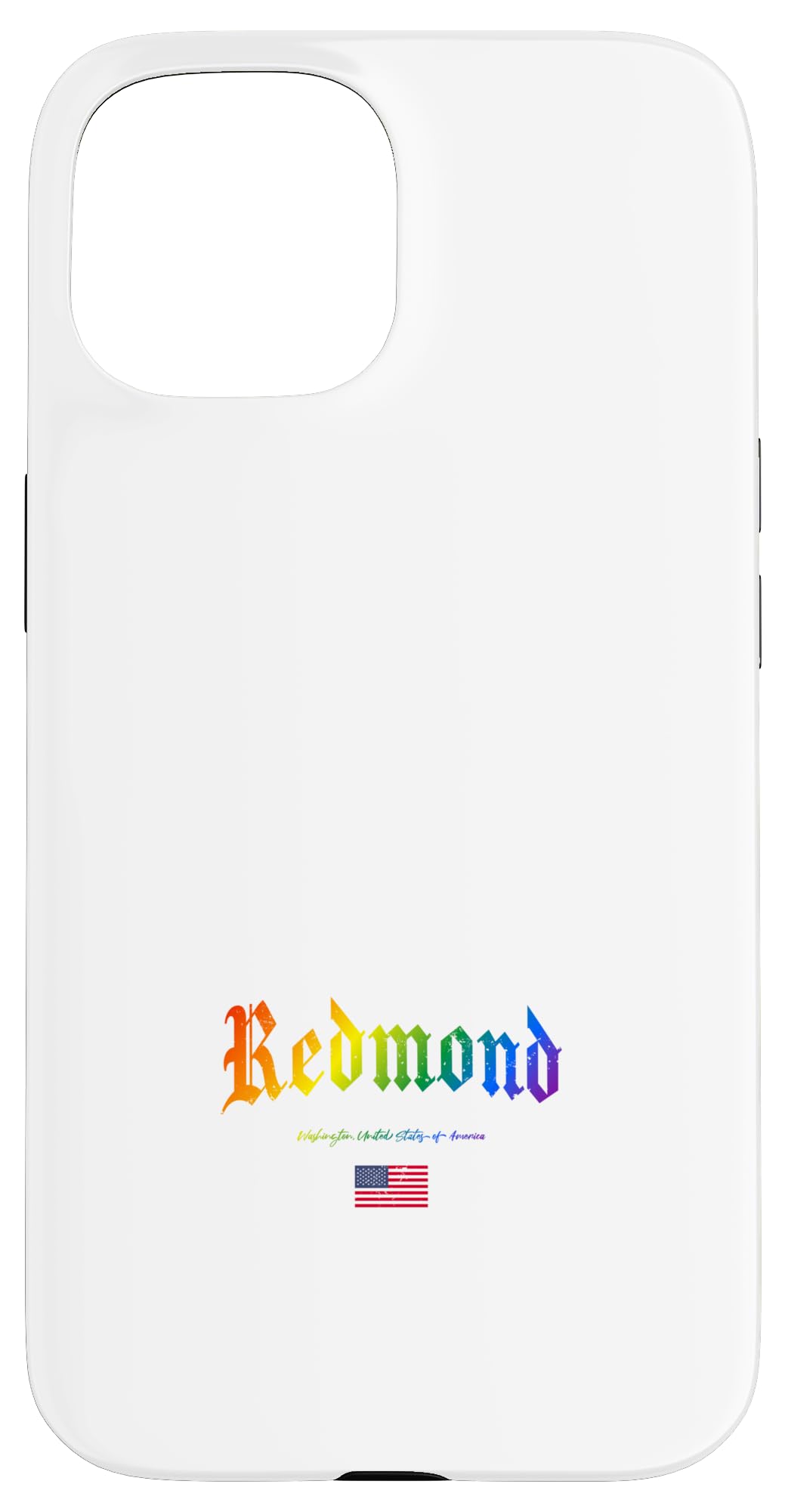 iPhone 15 Redmond Gothic Design Lgbtqai+ rainbow Version スマホケース｜WES STORE