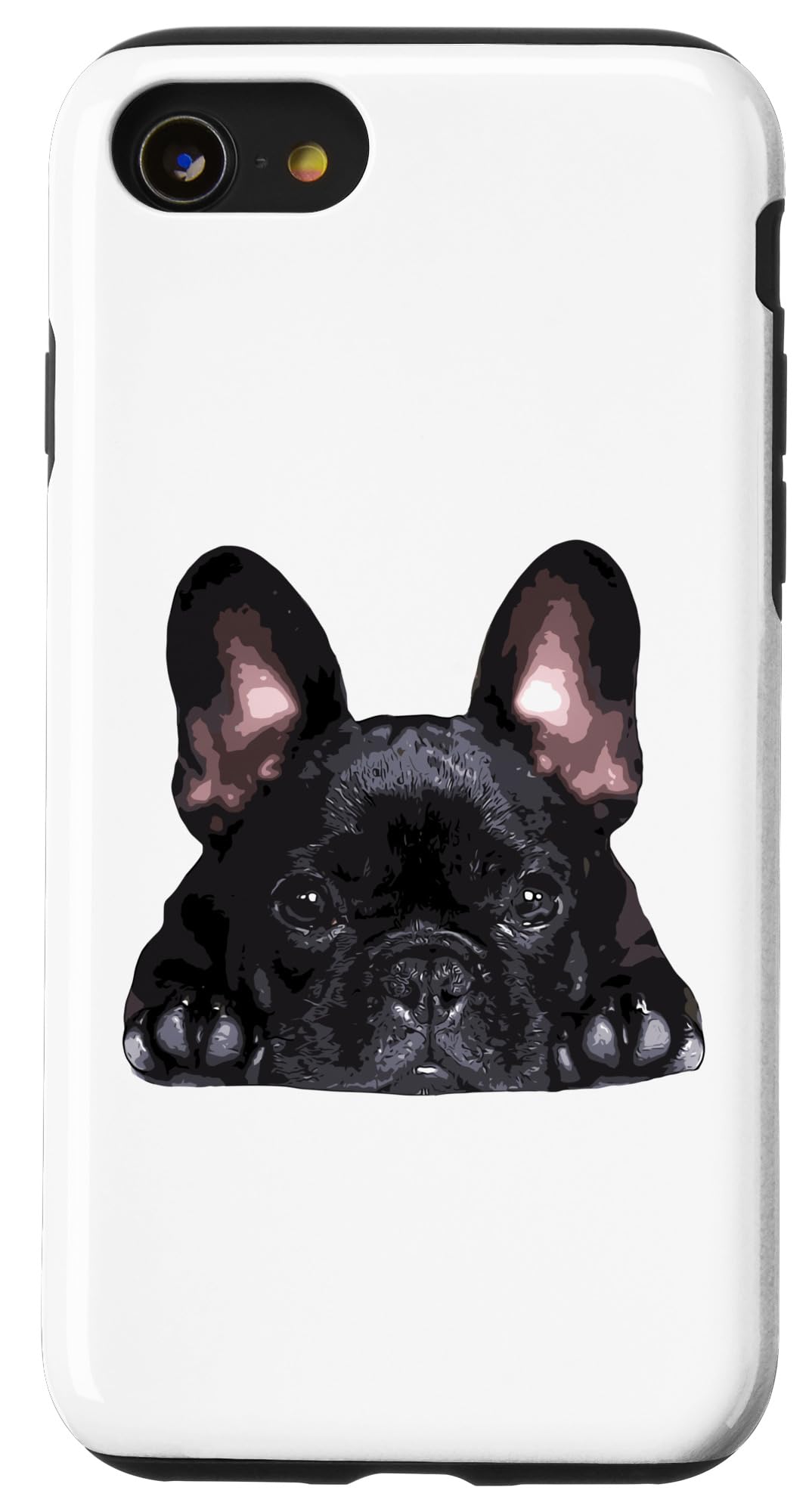 iPhone SE (2020) / 7 / 8 フレンチブルドッグ ブラック 子犬 スマホケース