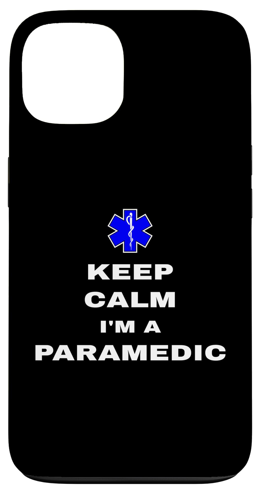 iPhone 13 Keep Calm I\u0027m A Paramedic 合いことば ひき掛ける句 救急車 乗り組み員員 スマホケース