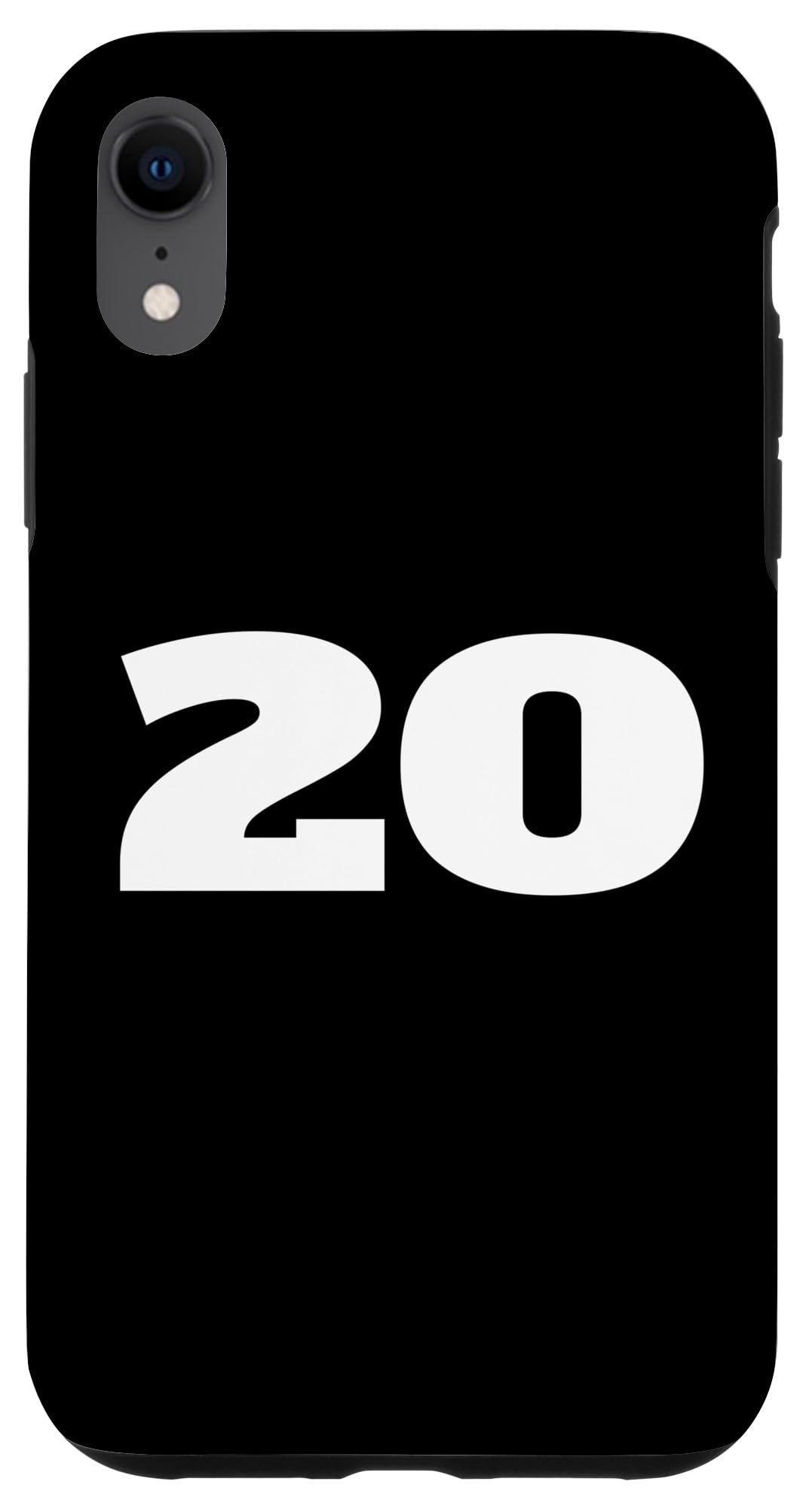 iPhone XR ナンバー20 Twenty Sports Team フロントプリント お揃い 誕生日 スマホケース