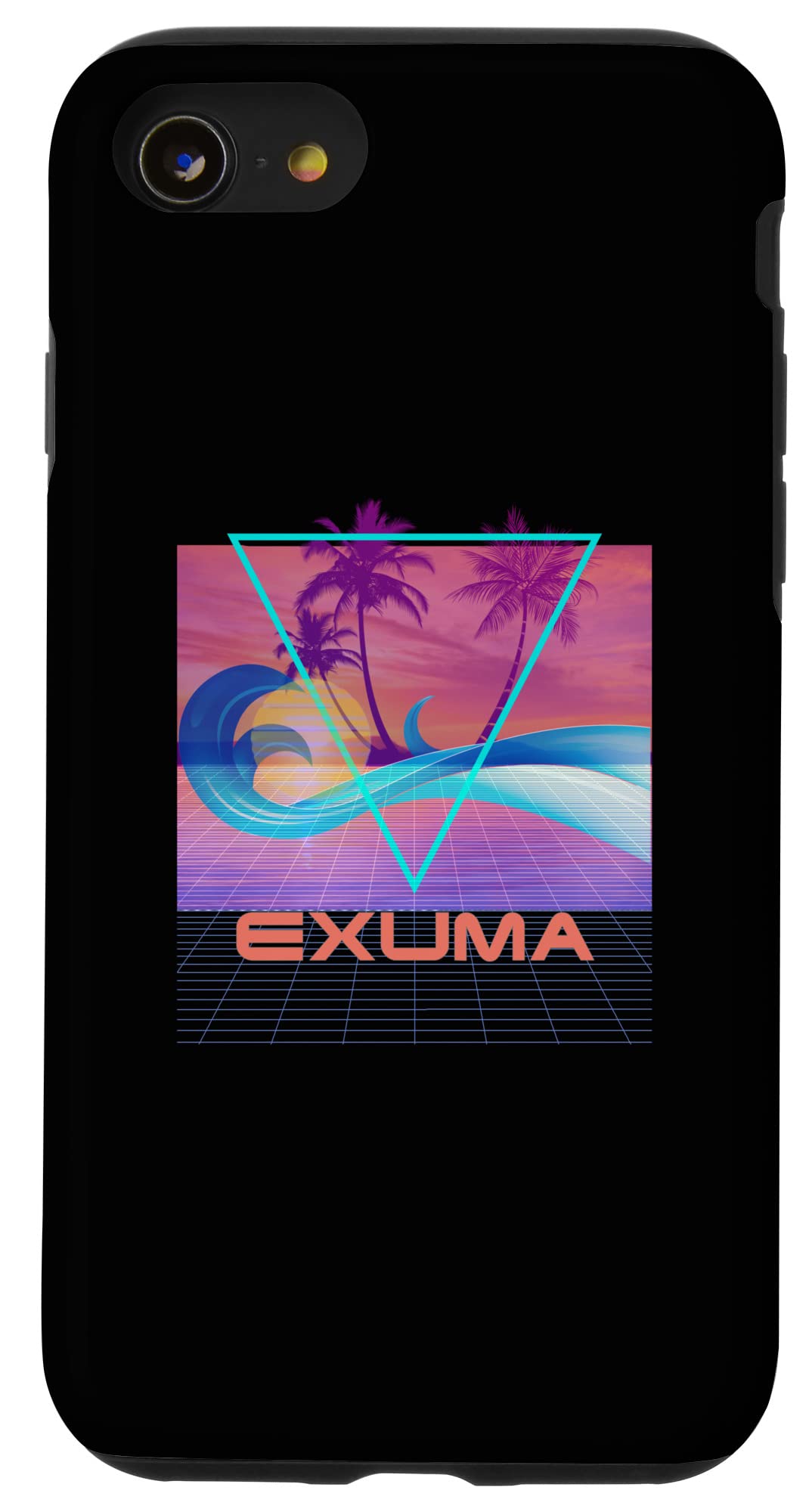 iPhone SE (2020) / 7 / 8 Exuma Retro 80s Vaporwave ビーチバケーション スマホケース
