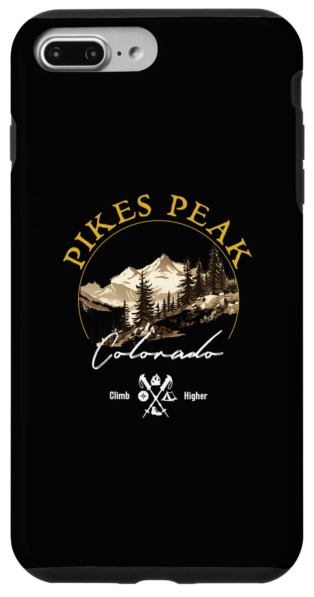 iPhone 7 Plus/8 Plus Pikes Peak レトロヴィンテージアパレル - Pikes Peak お土産 スマホケース