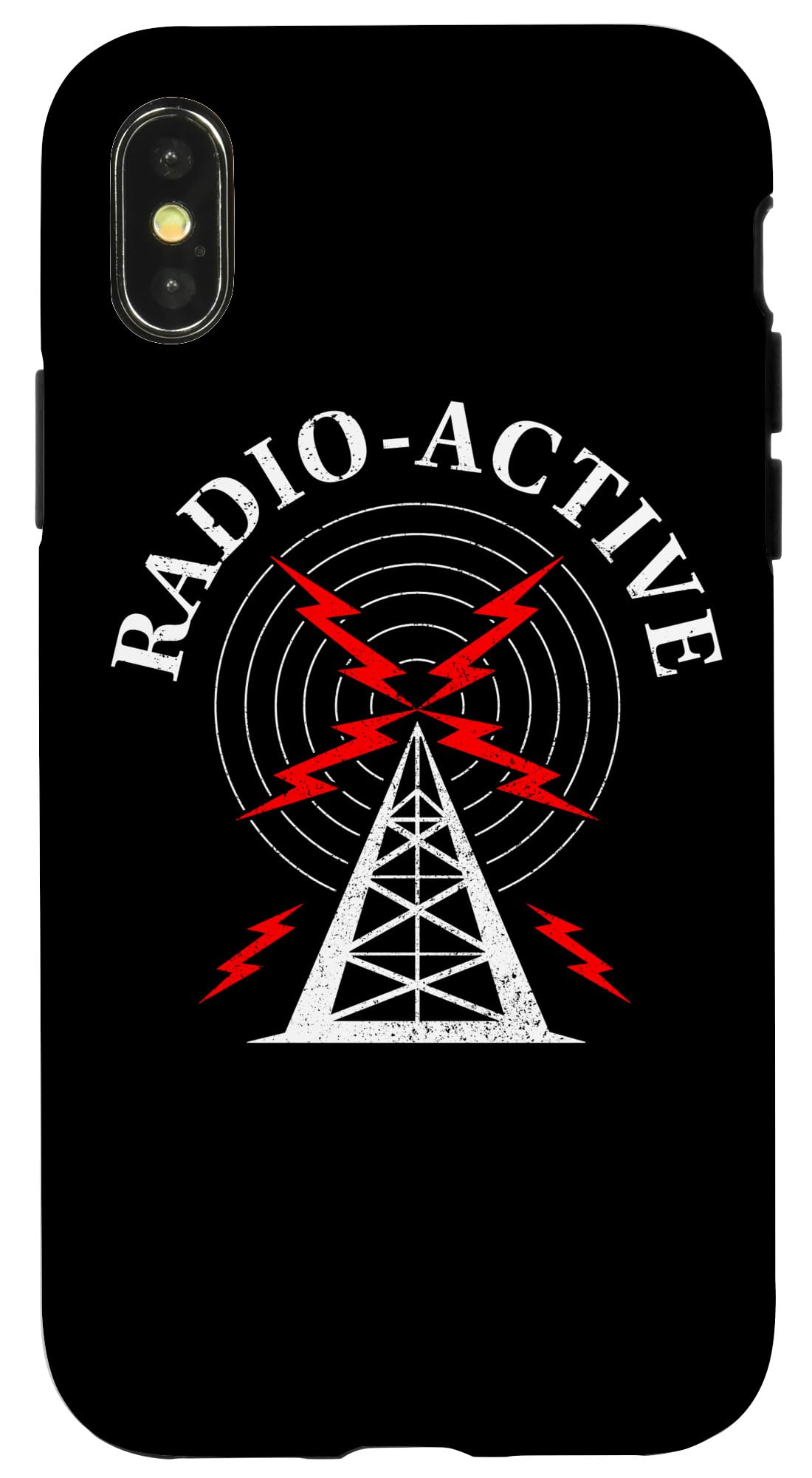 iPhone X/XS Amateur Radio Ham Radio Active Radioactive スマホケース