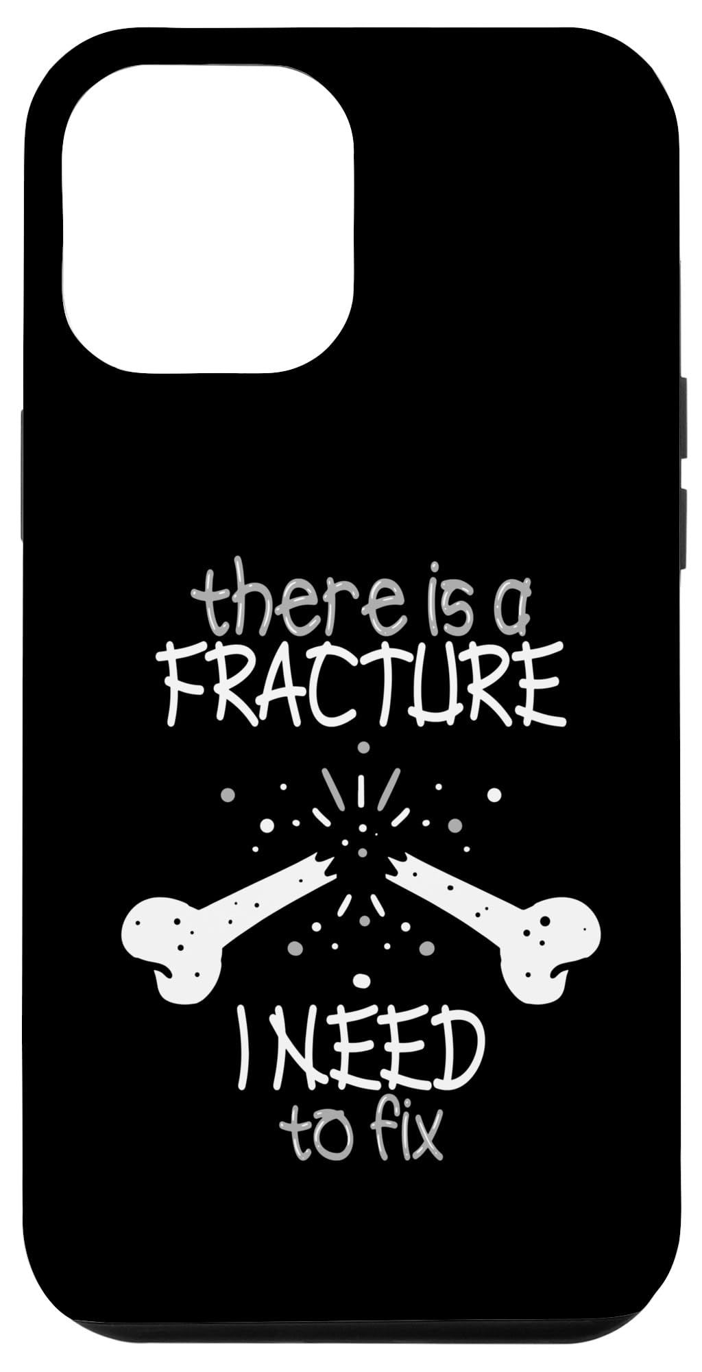 iPhone 13 Pro Max There Is A Fracture I Need To Fix - 骨折り損 スマホケース