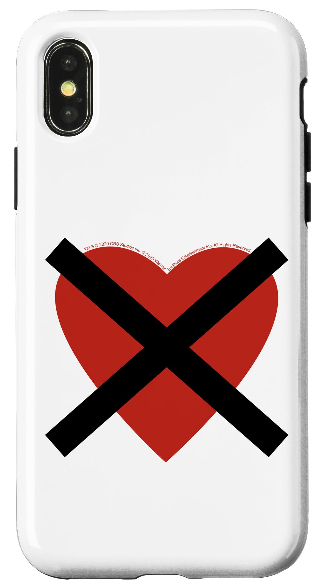 iPhone X/XS Crazy Ex-Girlfriend X ハート形紋章 スマホケース ケース・カバー-スマートフォン・携帯電話アクセサリー