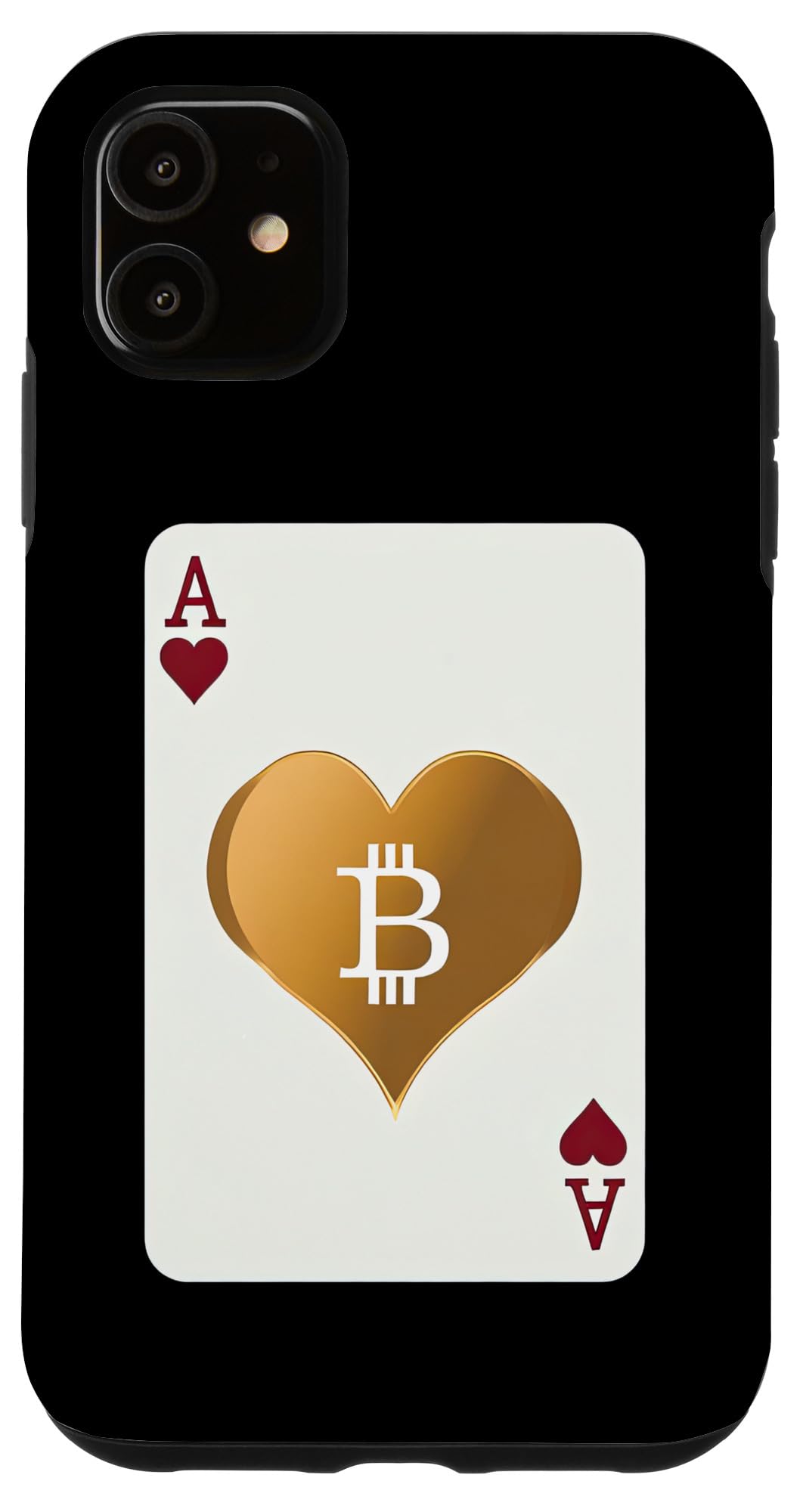 iPhone 11 Crypto Trader ハートのエース スマホケース