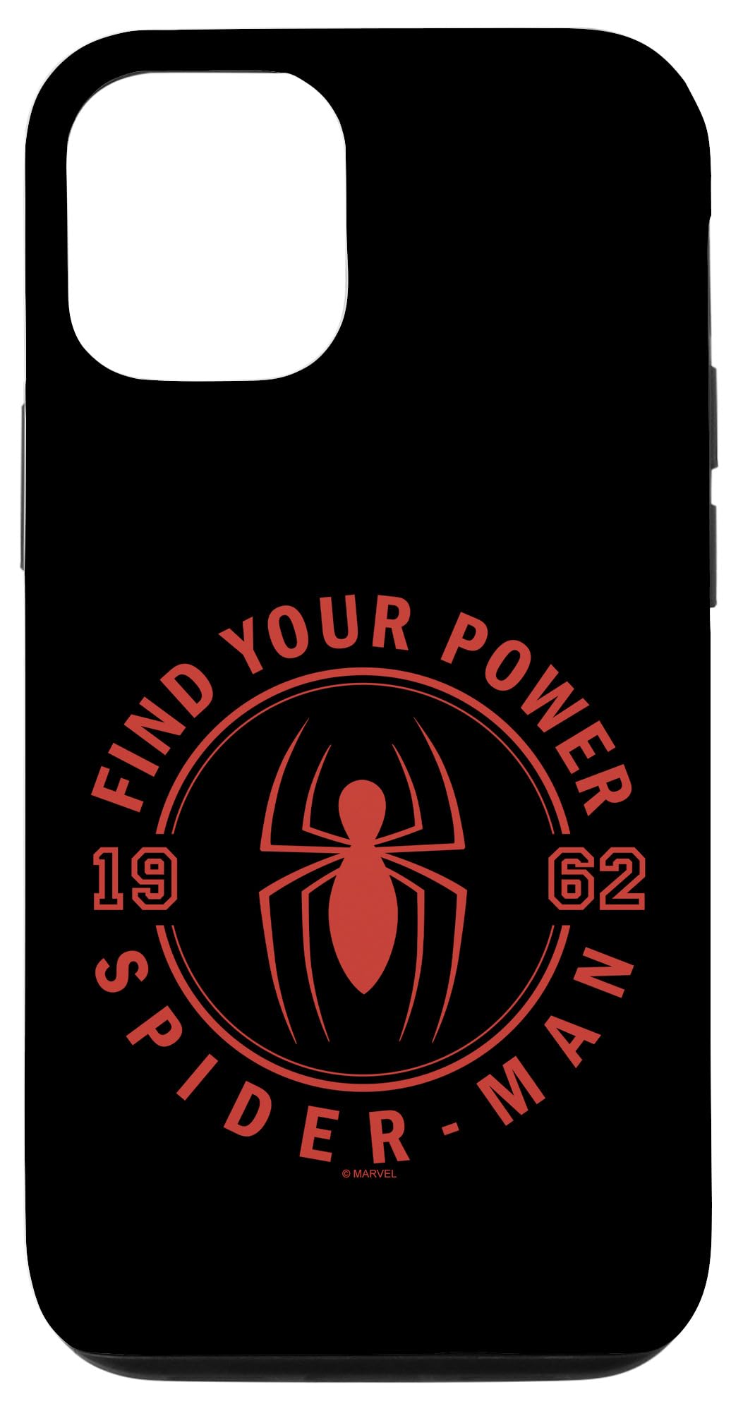 iPhone 15 Pro マーベル スパイダーマン Find Your Power ロゴタイプ スマホケース スマートフォン・タブレット-スマートフォン・携帯電話アクセサリー-ケース・カバー