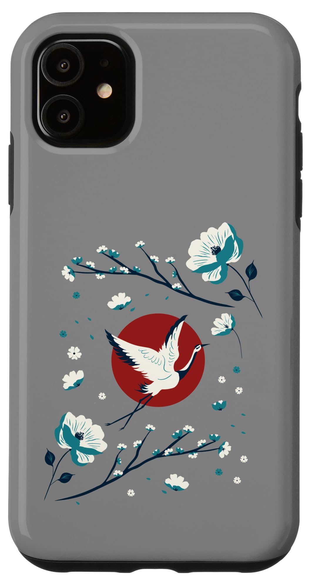iPhone 11 鶴の鳥 和花 美術 スマホケース