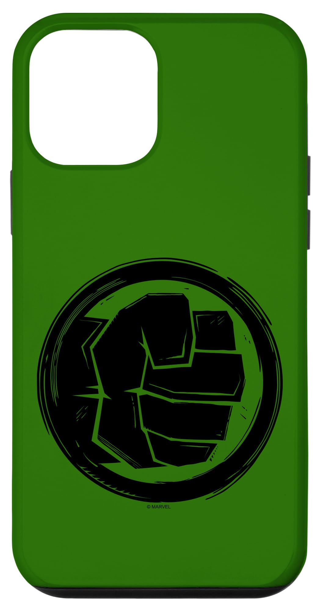 iPhone 12 mini マーベル アベンジャーズ ハルク ウッドカットロゴ スマホケース ケース・カバー-スマートフォン・携帯電話アクセサリー