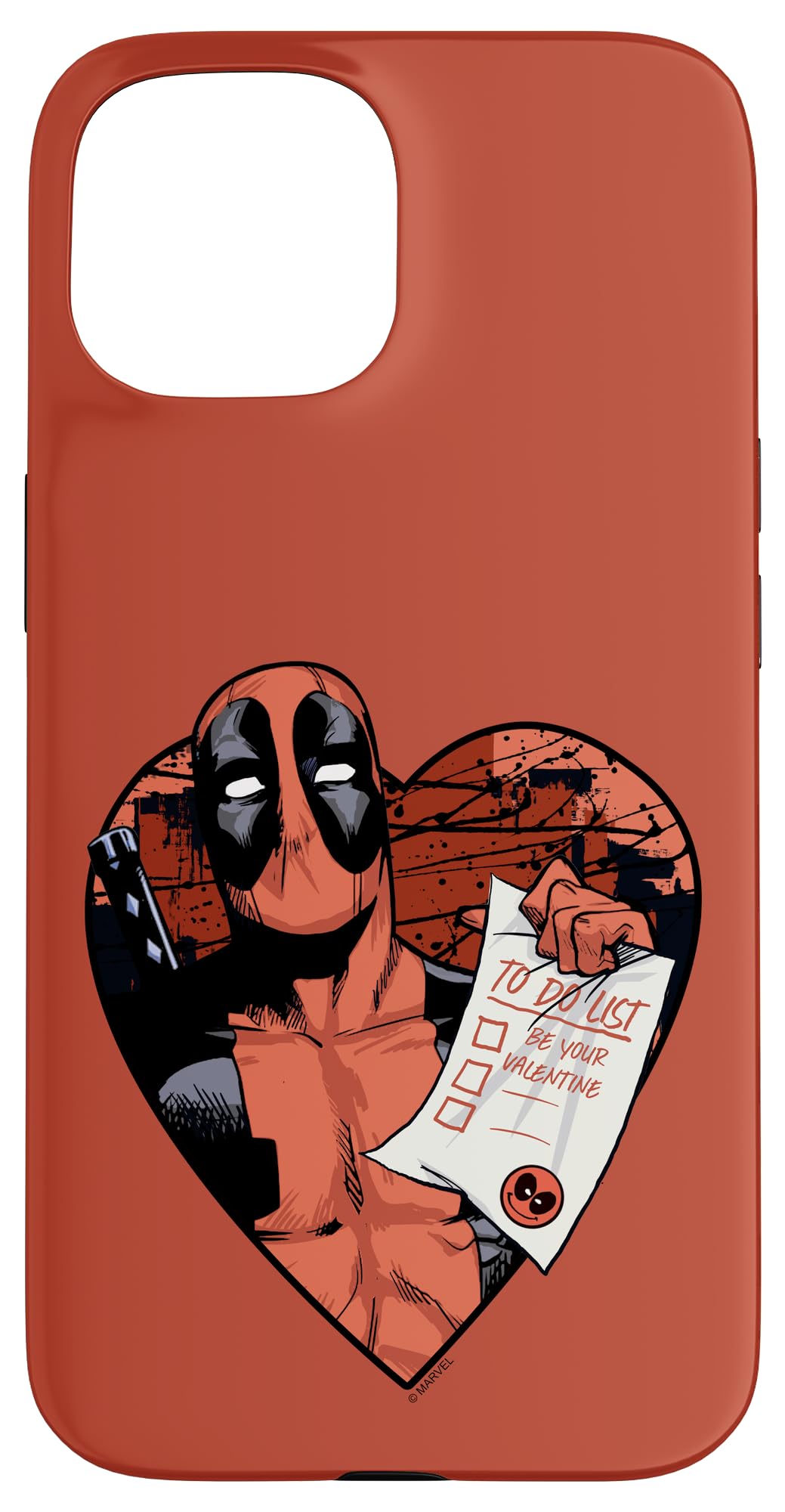 iPhone 15 Marvel デッドスウィミングプール To Do商品目録 Be Your Valentine スマホケース スマートフォン・携帯電話アクセサリー-ケース・カバー
