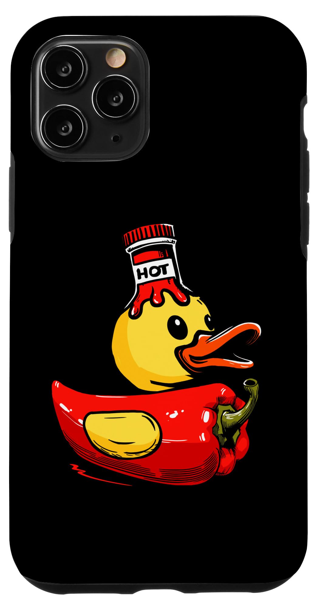iPhone 11 Pro チリラバーダックパプリカアヒル スマホケース