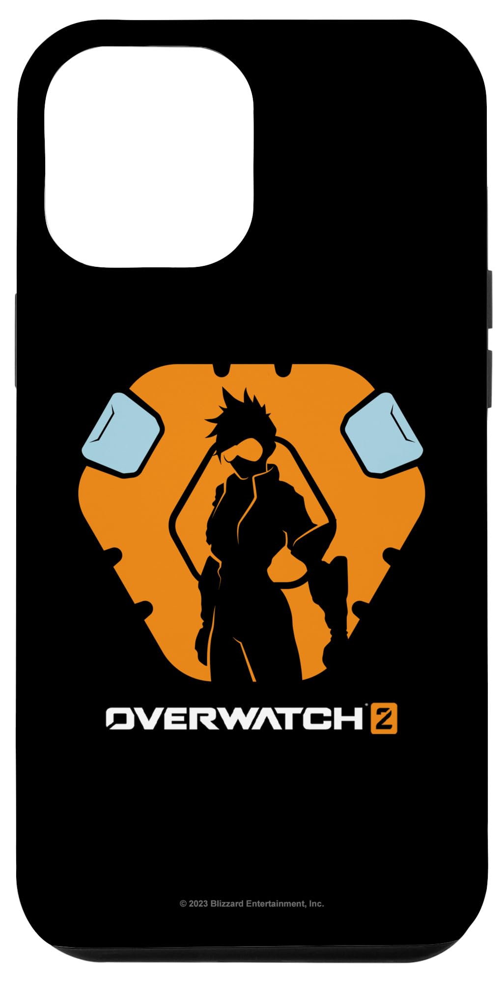 iPhone 14 Pro Max Overwatch 2 Tracer Damage Hero Icon Silhouette スマホケース ケース・カバー-スマートフォン・携帯電話アクセサリー-スマートフォン・タブレット