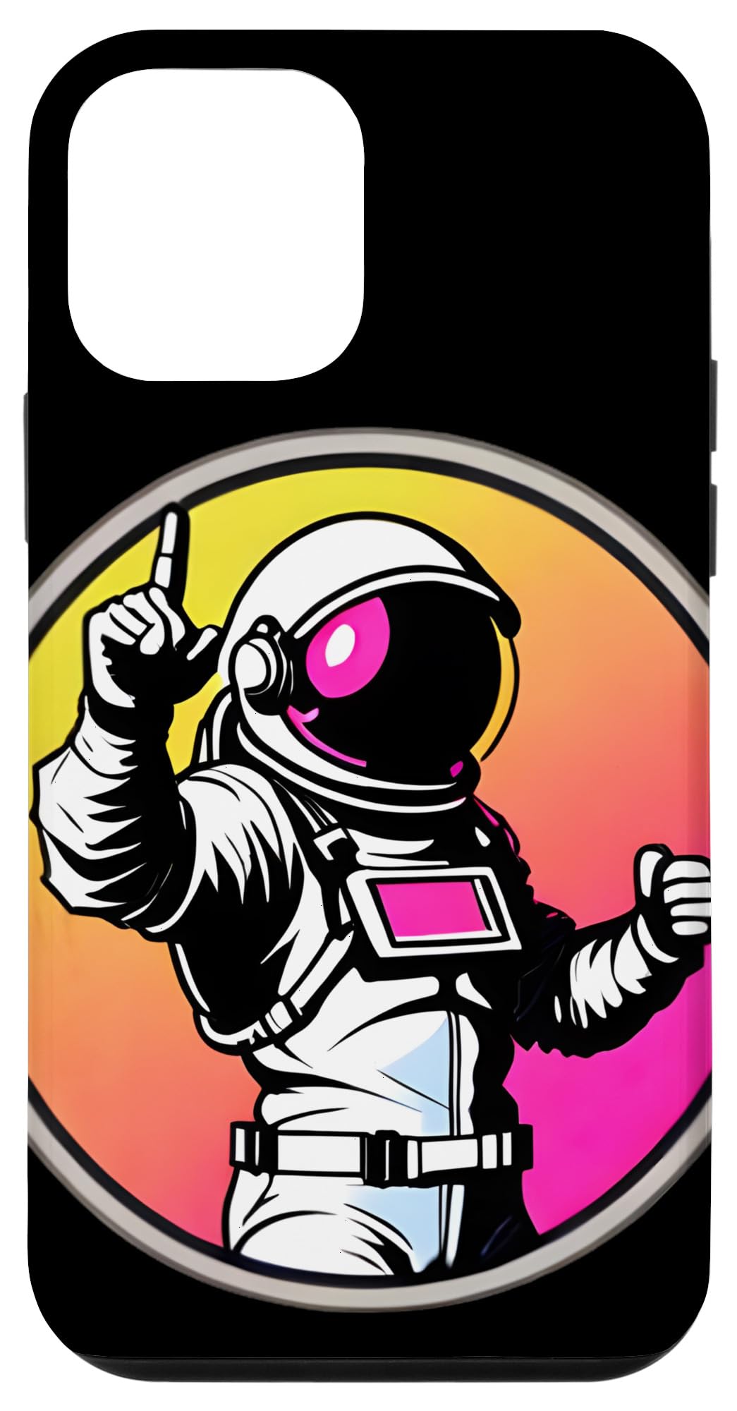 iPhone 12 mini Cosmic Pop Art Explosion レトロポイントデザイン 抽象的 スマホケース