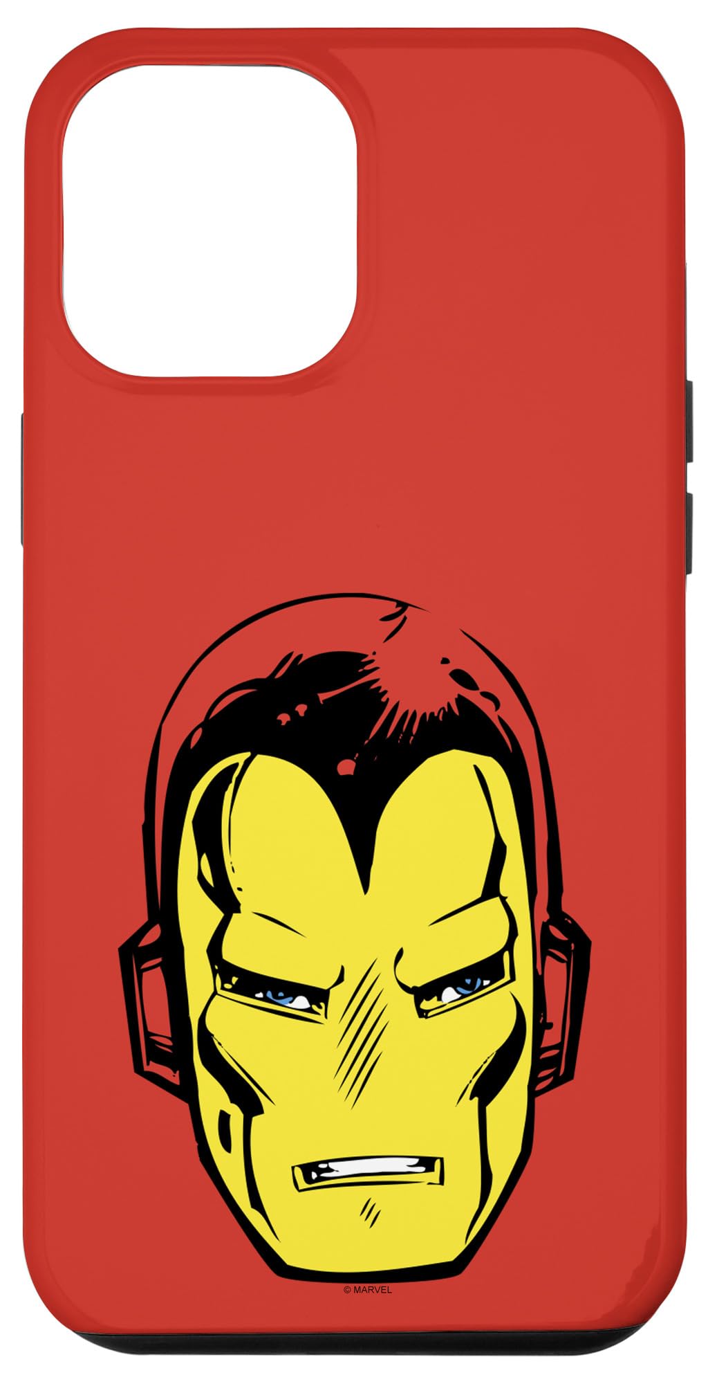iPhone 15 Plus マーベル アベンジャーズ アイアンマン クラシック ビッグフェイス スマホケース｜WES STORE