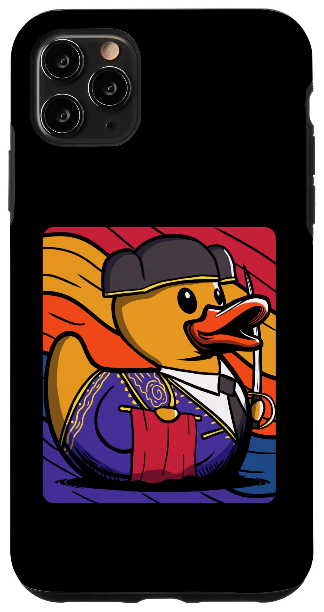 iPhone 11 Pro Max Bullfighter Rubber Duck スパニッシュトレロアヒル スマホケース