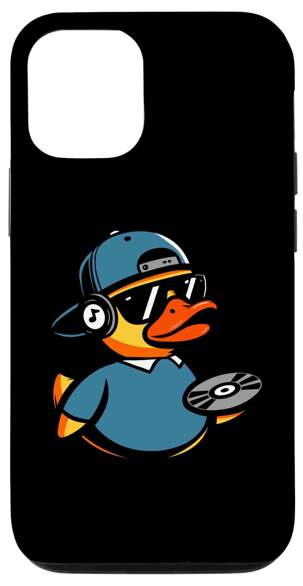 iPhone 13 Pro DJ ラバーダックポップミュージック 家鴨の子ビニール曲がること一覧表 スマホケース