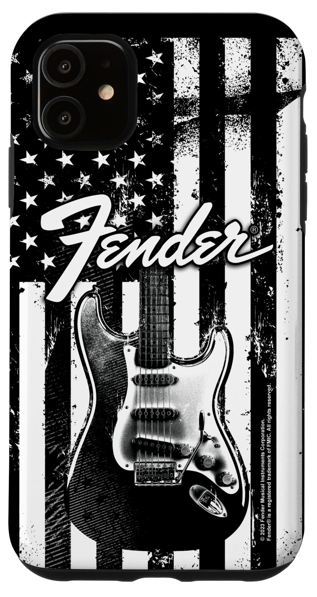 iPhone 11 Fender Retro 4th Of July Americana Guitar Stars \u0026 Stripes スマホケース ケース・カバー-スマートフォン・携帯電話アクセサリー-スマートフォン・タブレット