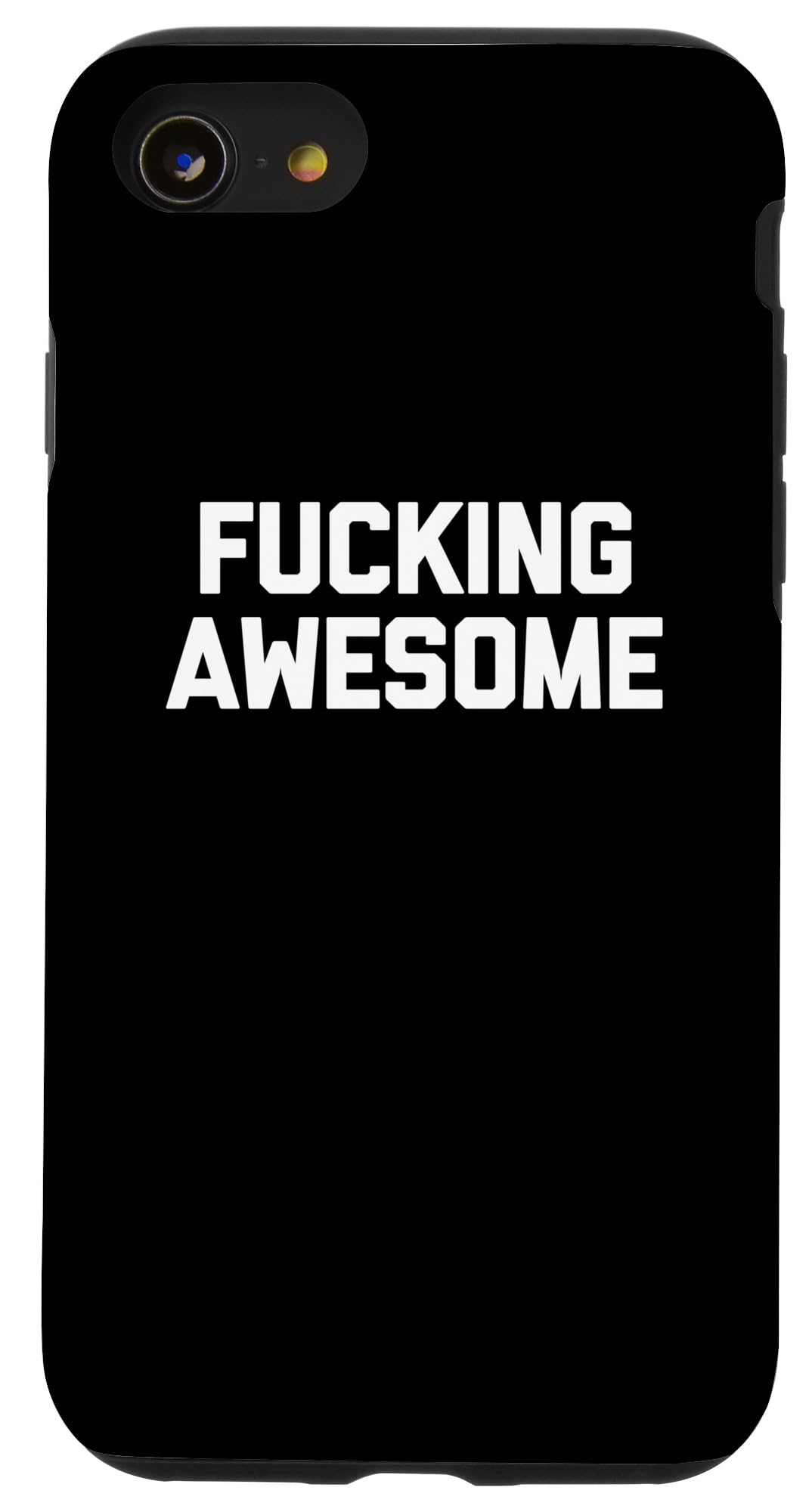 iPhone SE (2020) / 7 / 8 Fucking Awesome プルオーバー 面白可笑しいことわざ皮肉な結果なノベルティ 冷やりとした スマホケース