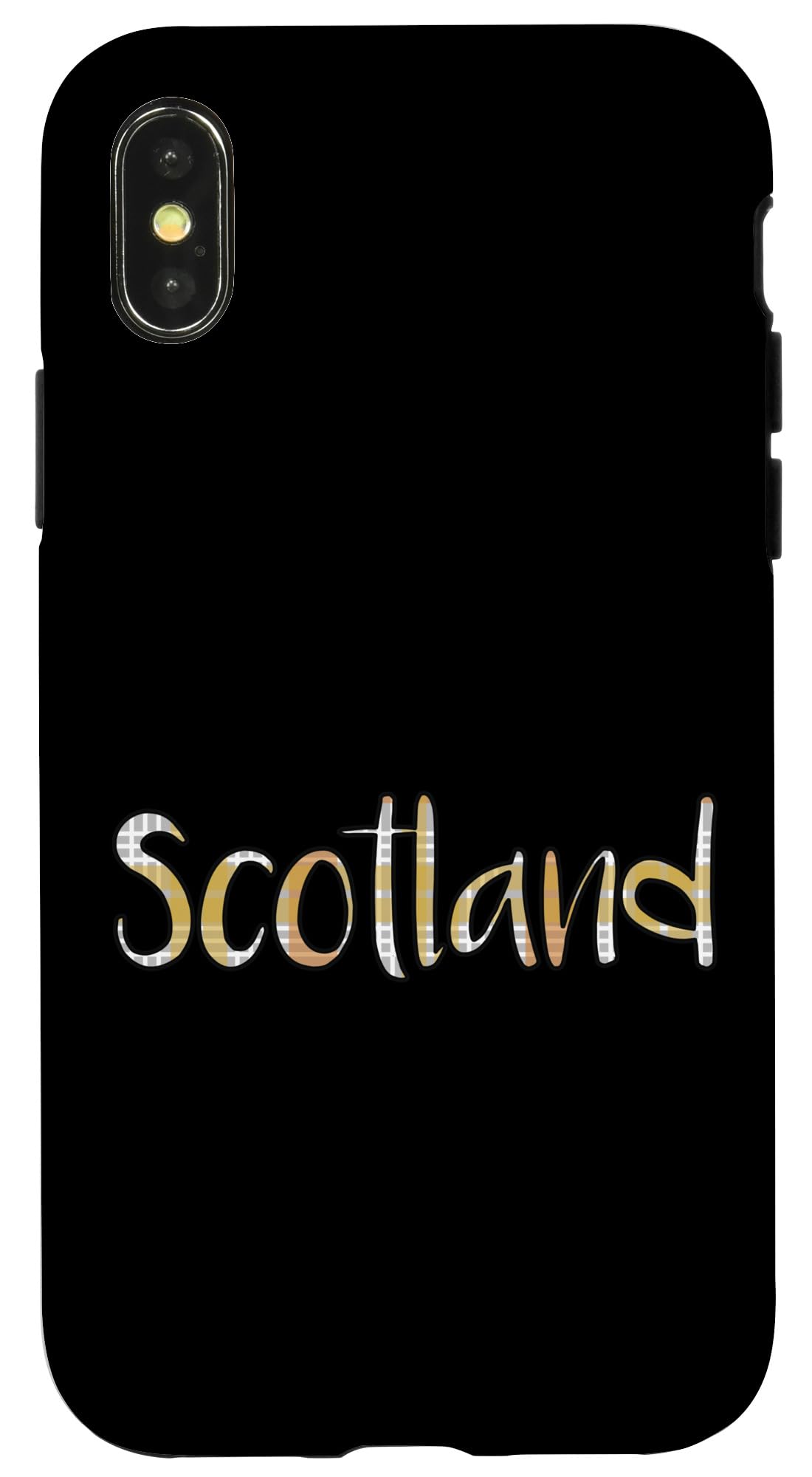 iPhone X/XS フェスティブカラー 弁慶格子 スコットランド 教科書絵図面 スマホケース スマートフォン・携帯電話アクセサリー-ケース・カバー