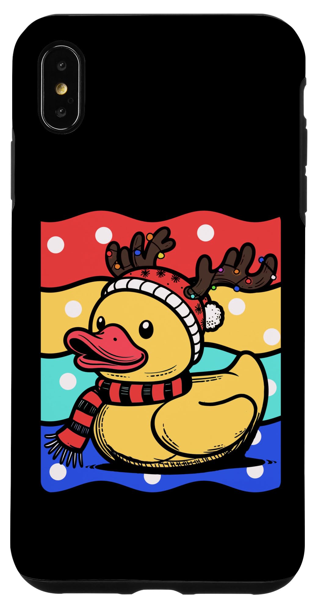 iPhone XS Max トナカイ ラバーダック クリスマス アヒル スマホケース 9,107円