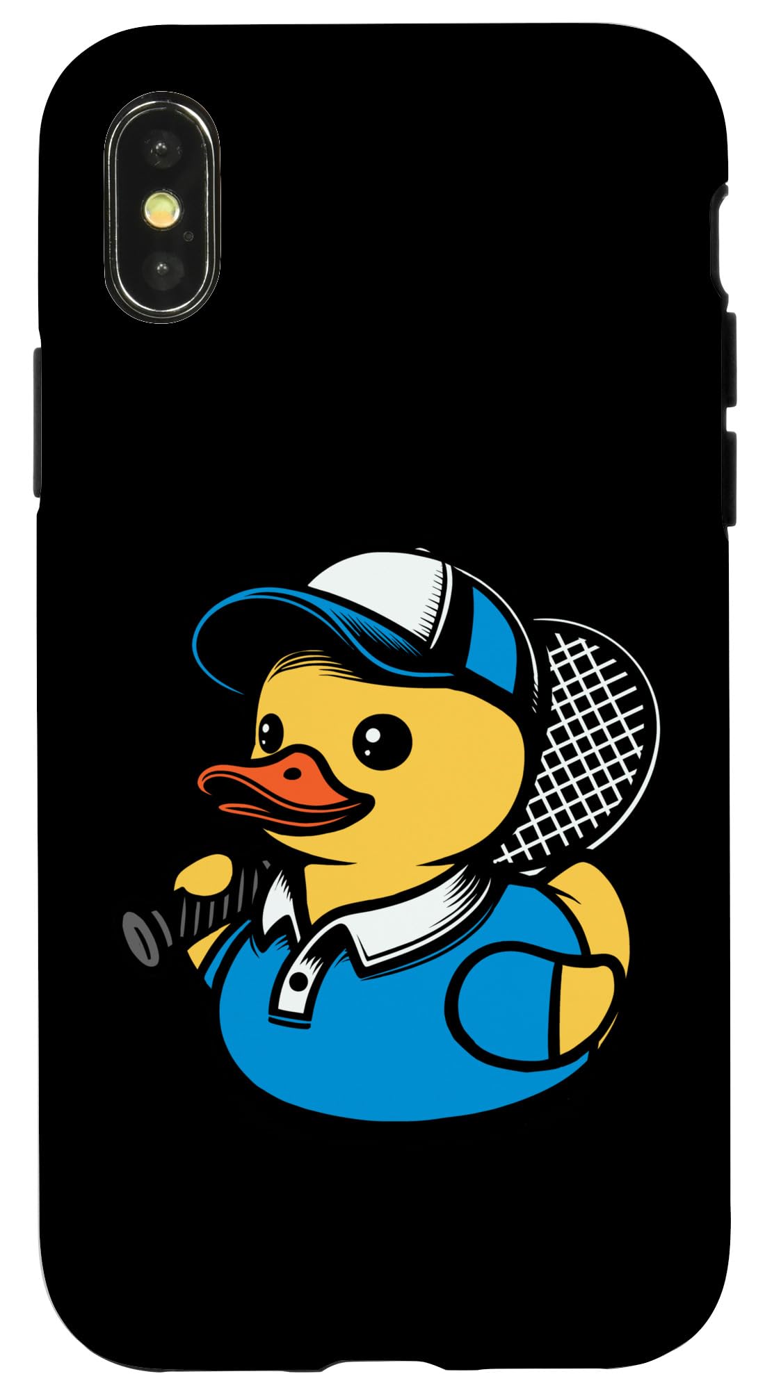 iPhone X/XS 庭球 思われ人 家鴨 庭球楽器演奏者 家鴨 スマホケース